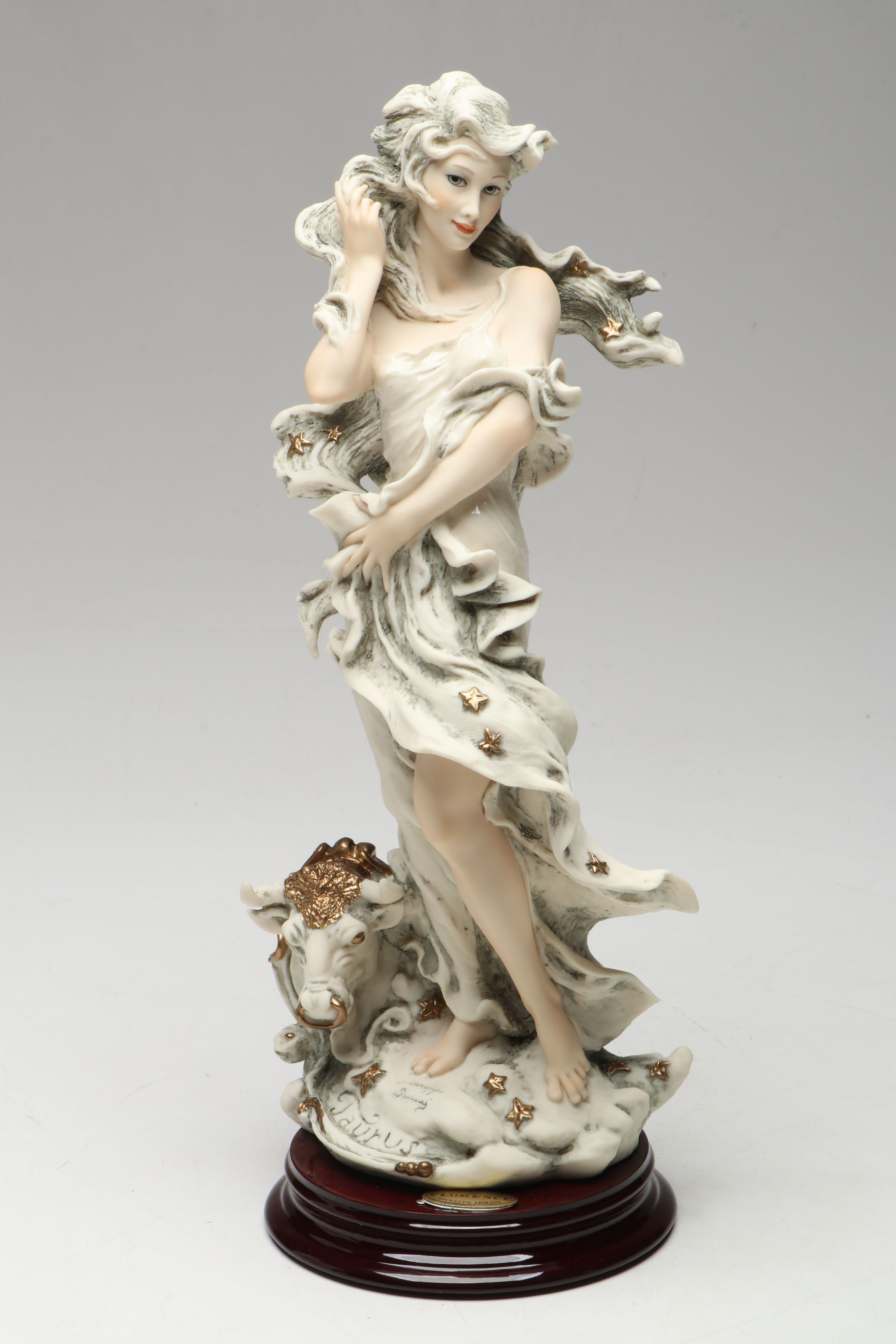 Giuseppe Armani "Melody" and "Taurus" Porcelain Figures