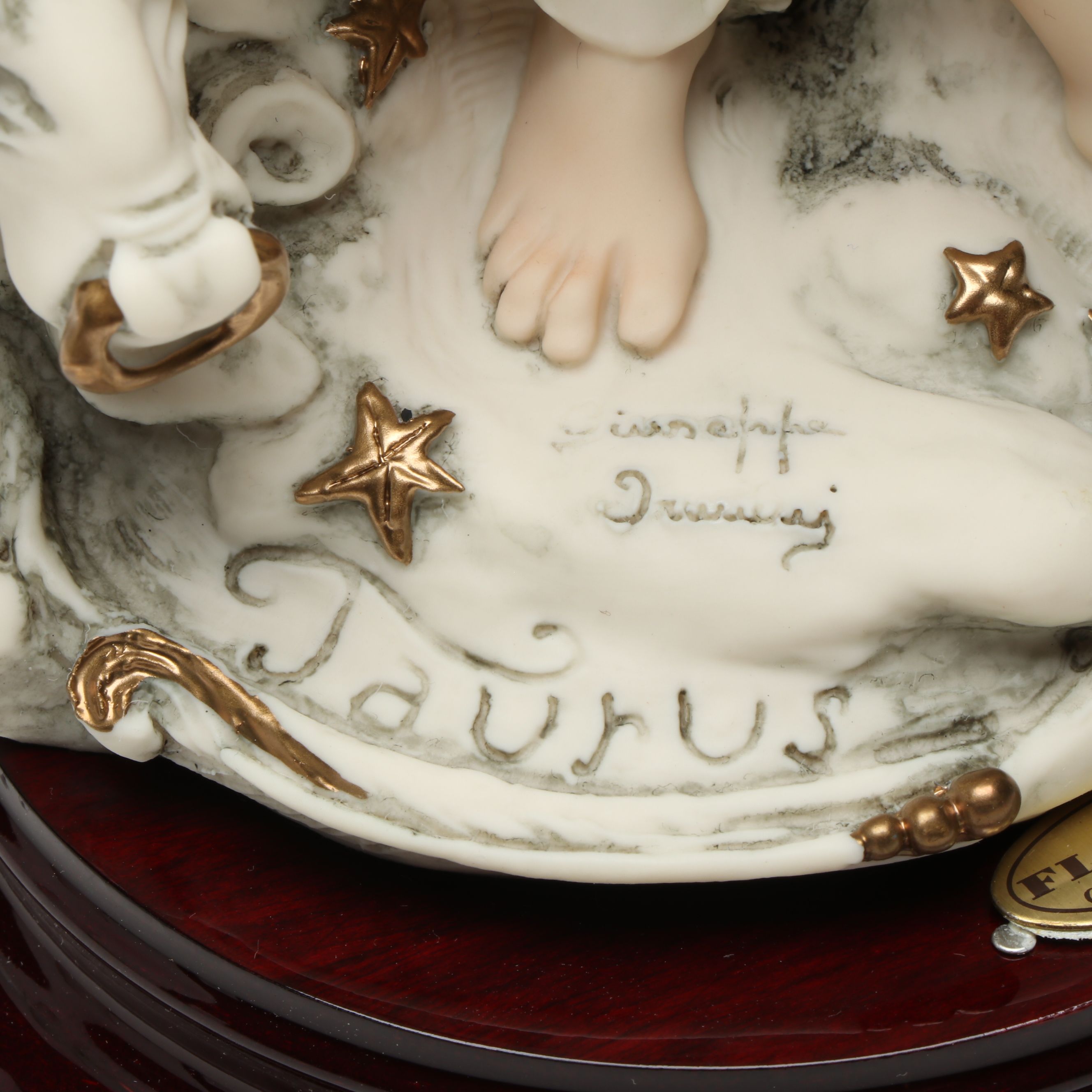 Giuseppe Armani "Melody" and "Taurus" Porcelain Figures