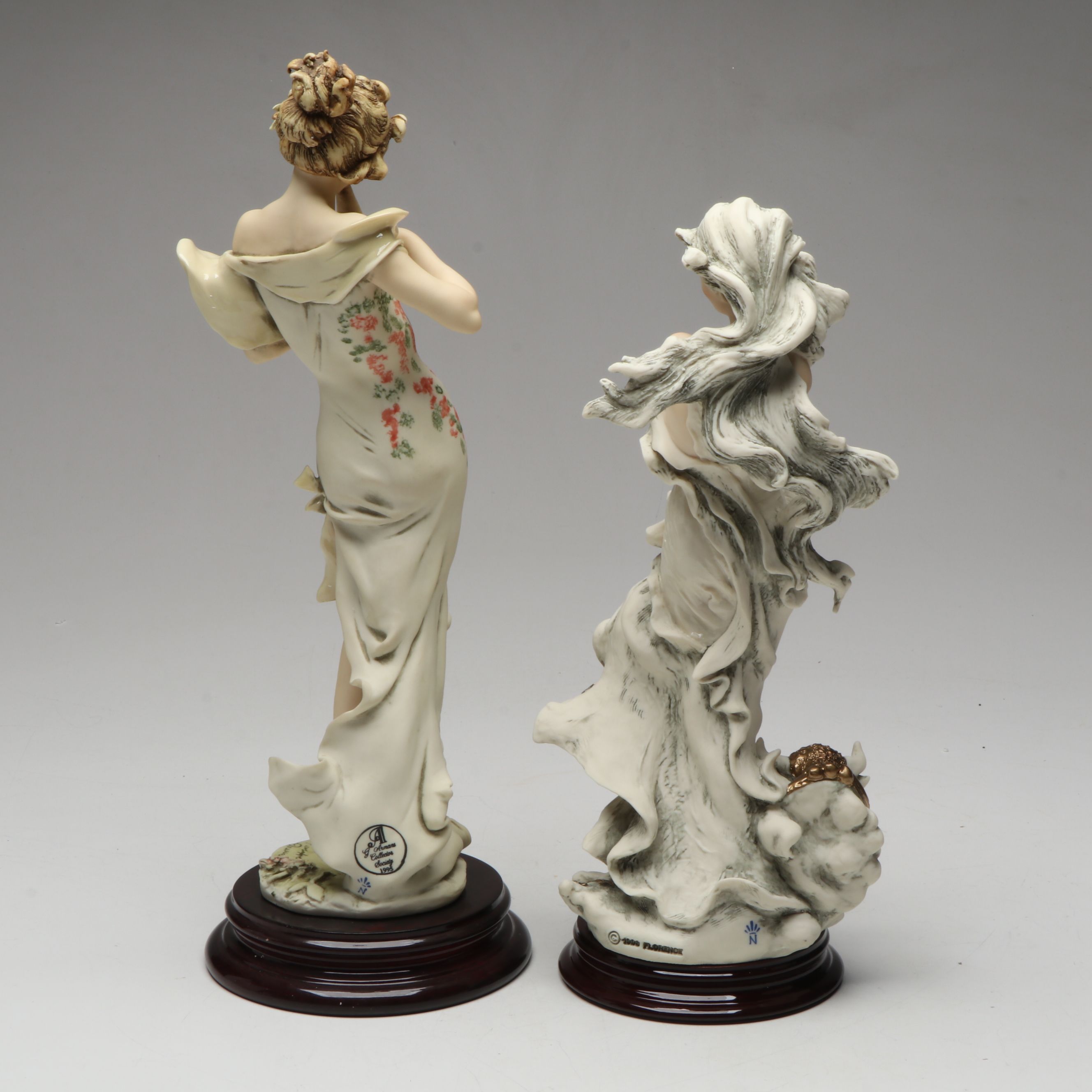 Giuseppe Armani "Melody" and "Taurus" Porcelain Figures