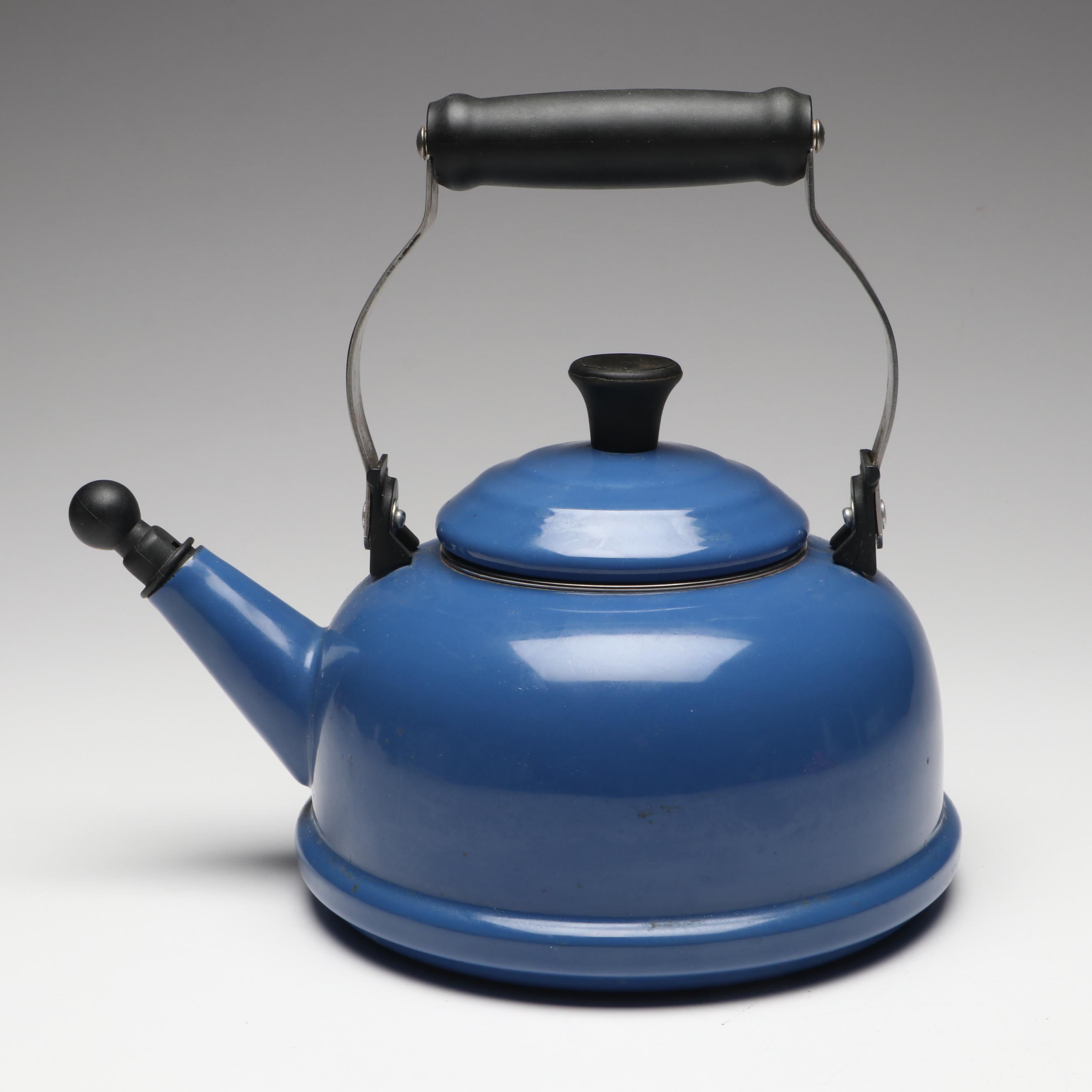 Le Creuset Blue Enamel Kettle