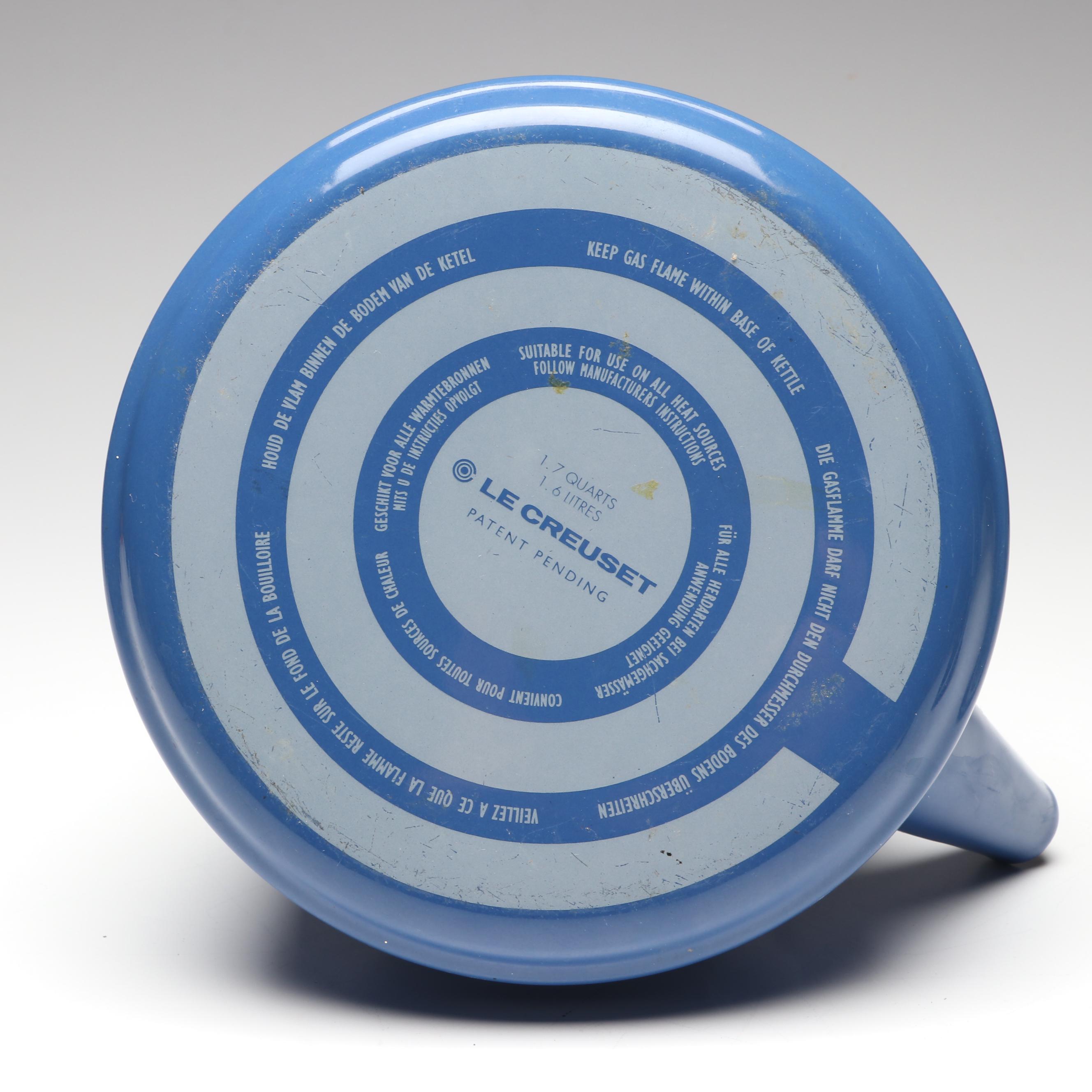 Le Creuset Blue Enamel Kettle