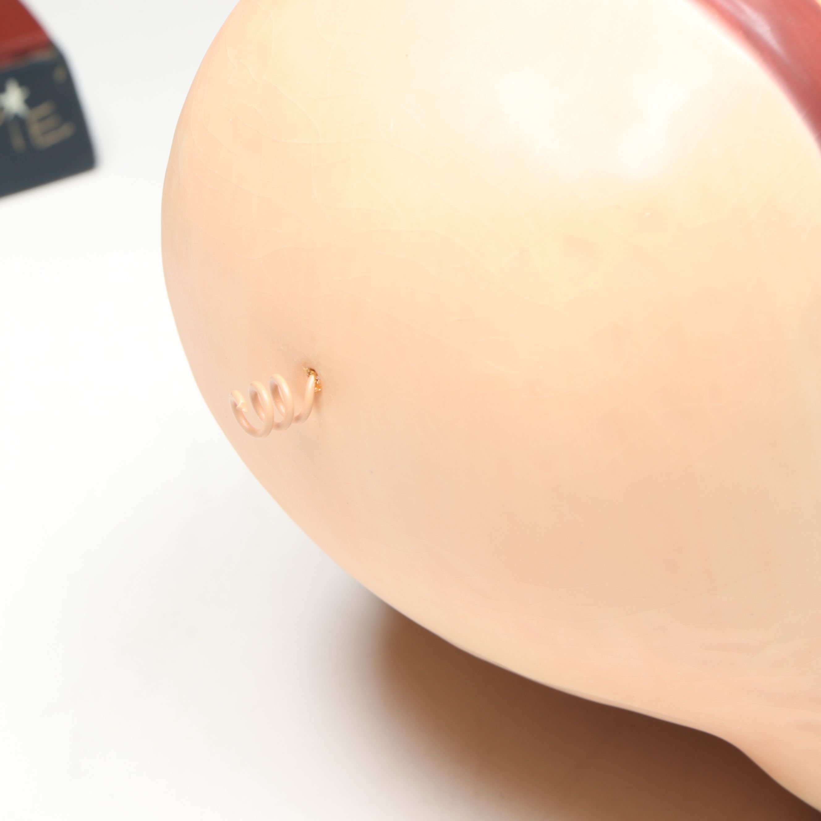 Williraye Studio "As American as Apple Pie" Figurine and Other Bank