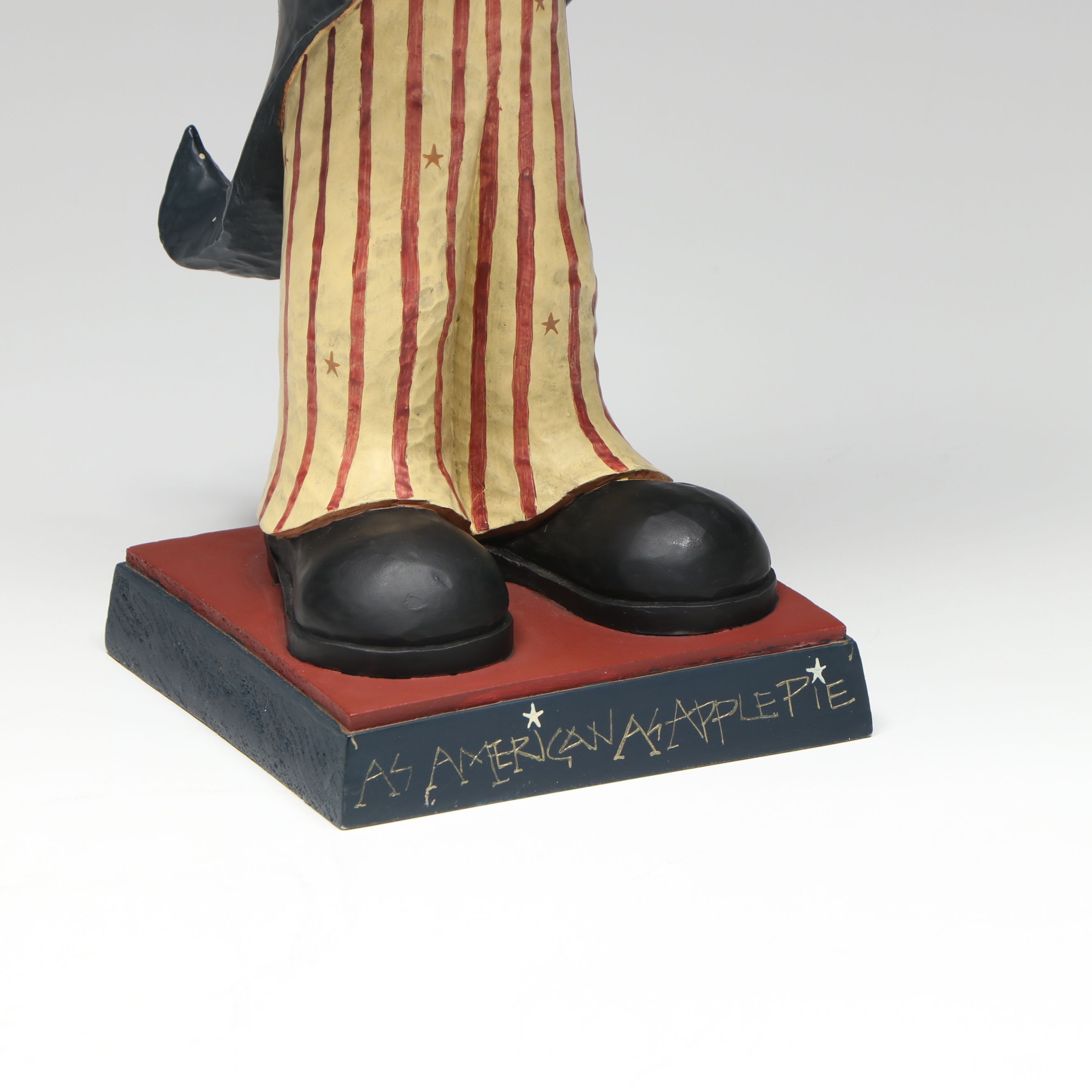 Williraye Studio "As American as Apple Pie" Figurine and Other Bank