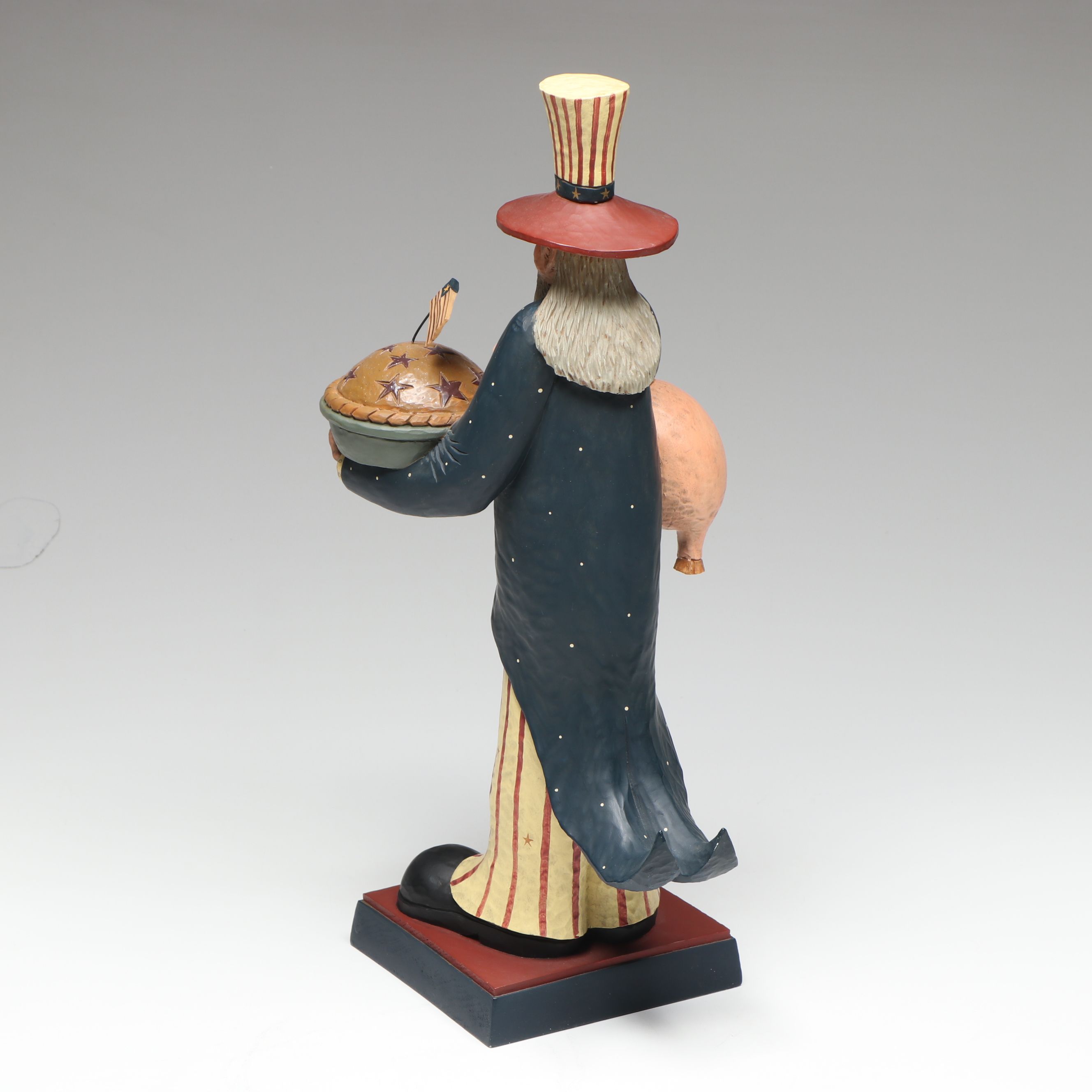 Williraye Studio "As American as Apple Pie" Figurine and Other Bank