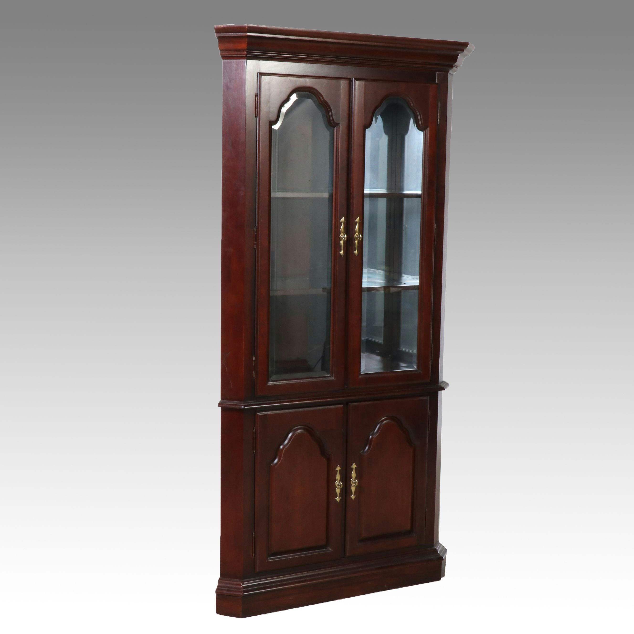 Mahogany Corner China Cabinet
