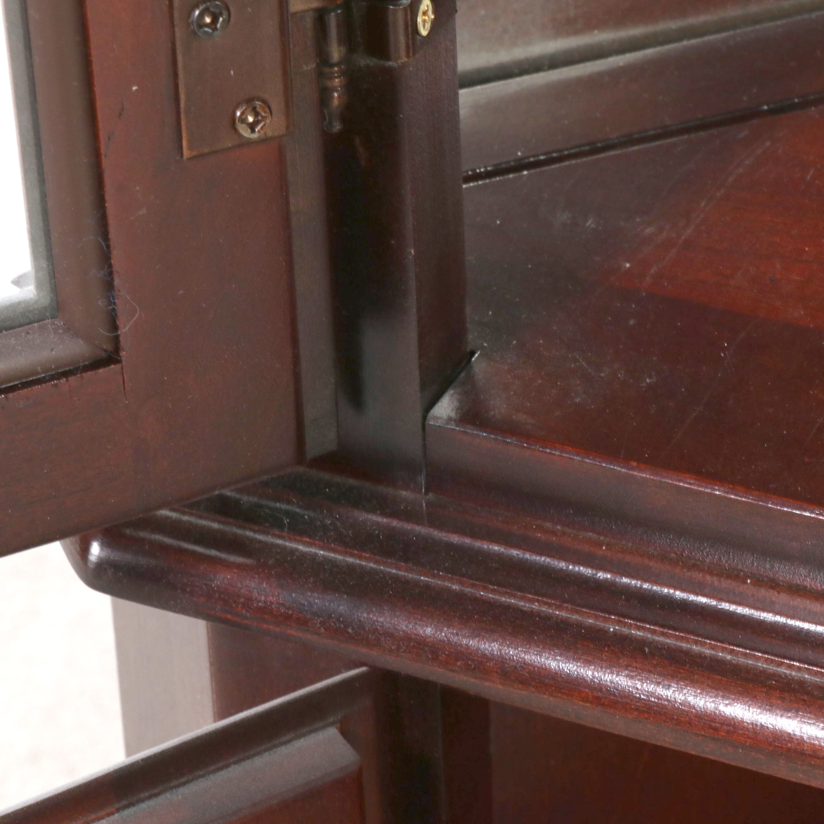 Mahogany Corner China Cabinet