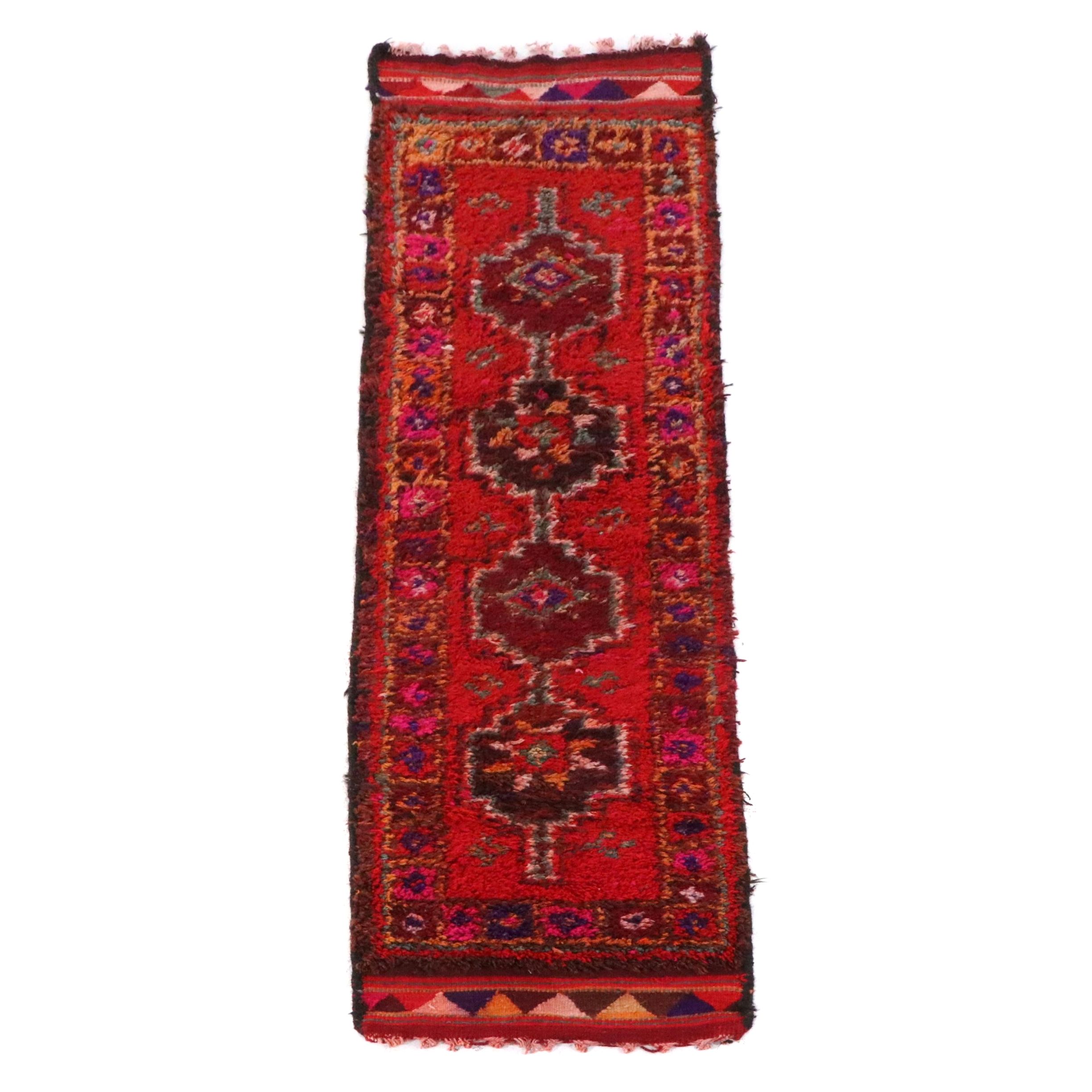 2'9 x 10' Hand-Knotted Turkish Village Carpet Runner