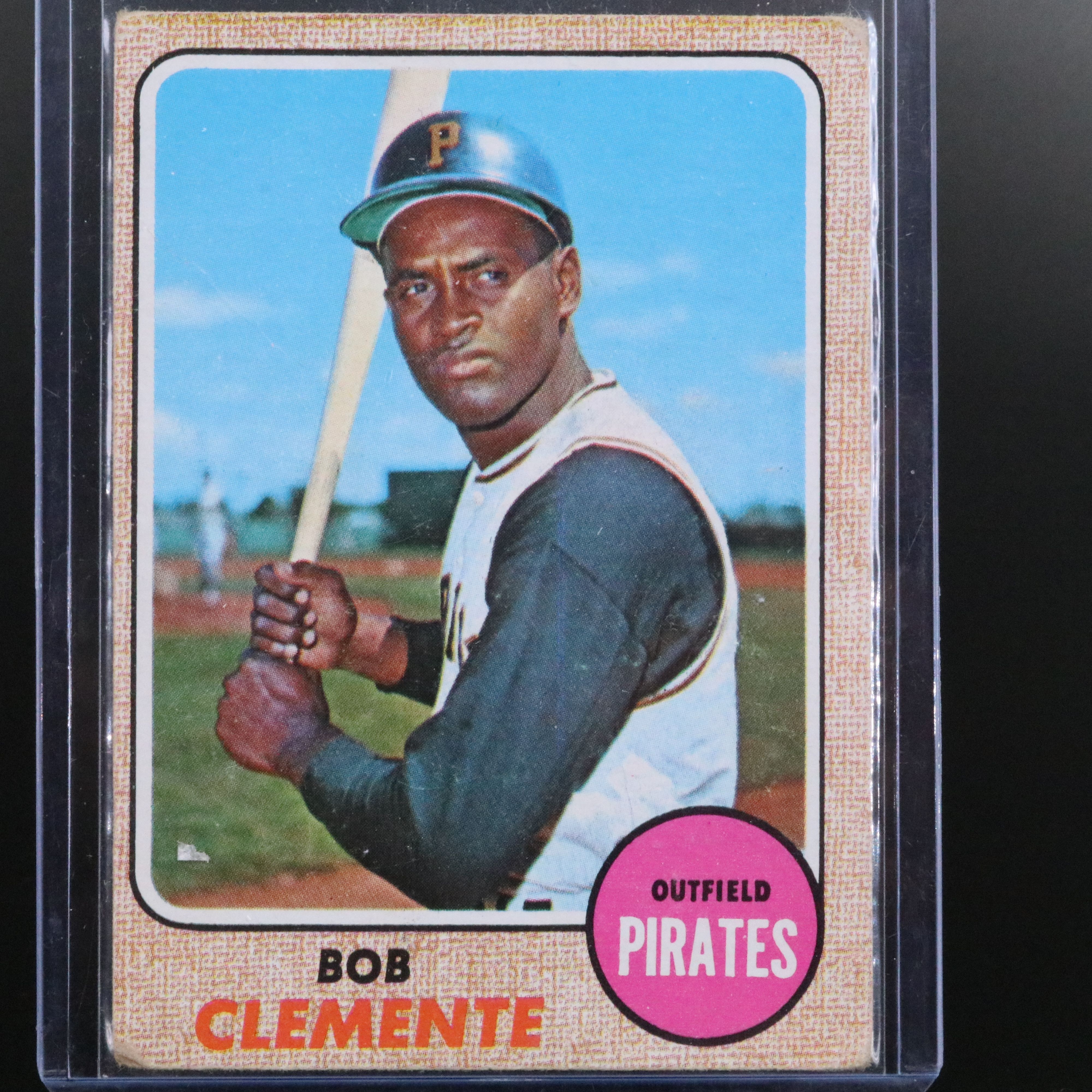1968 Topps Roberto Clemente Pittsburgh Pirates Baseball Card