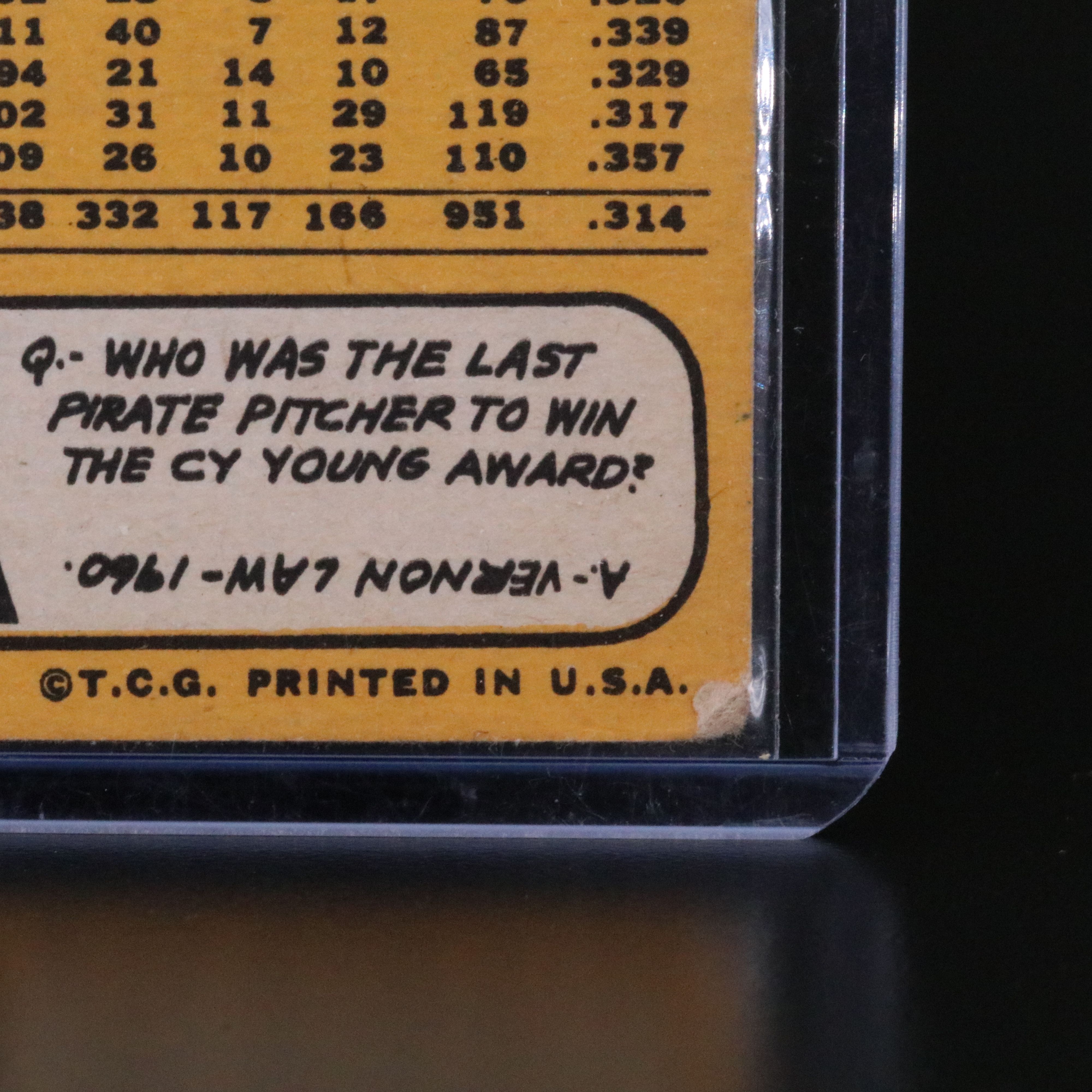 1968 Topps Roberto Clemente Pittsburgh Pirates Baseball Card