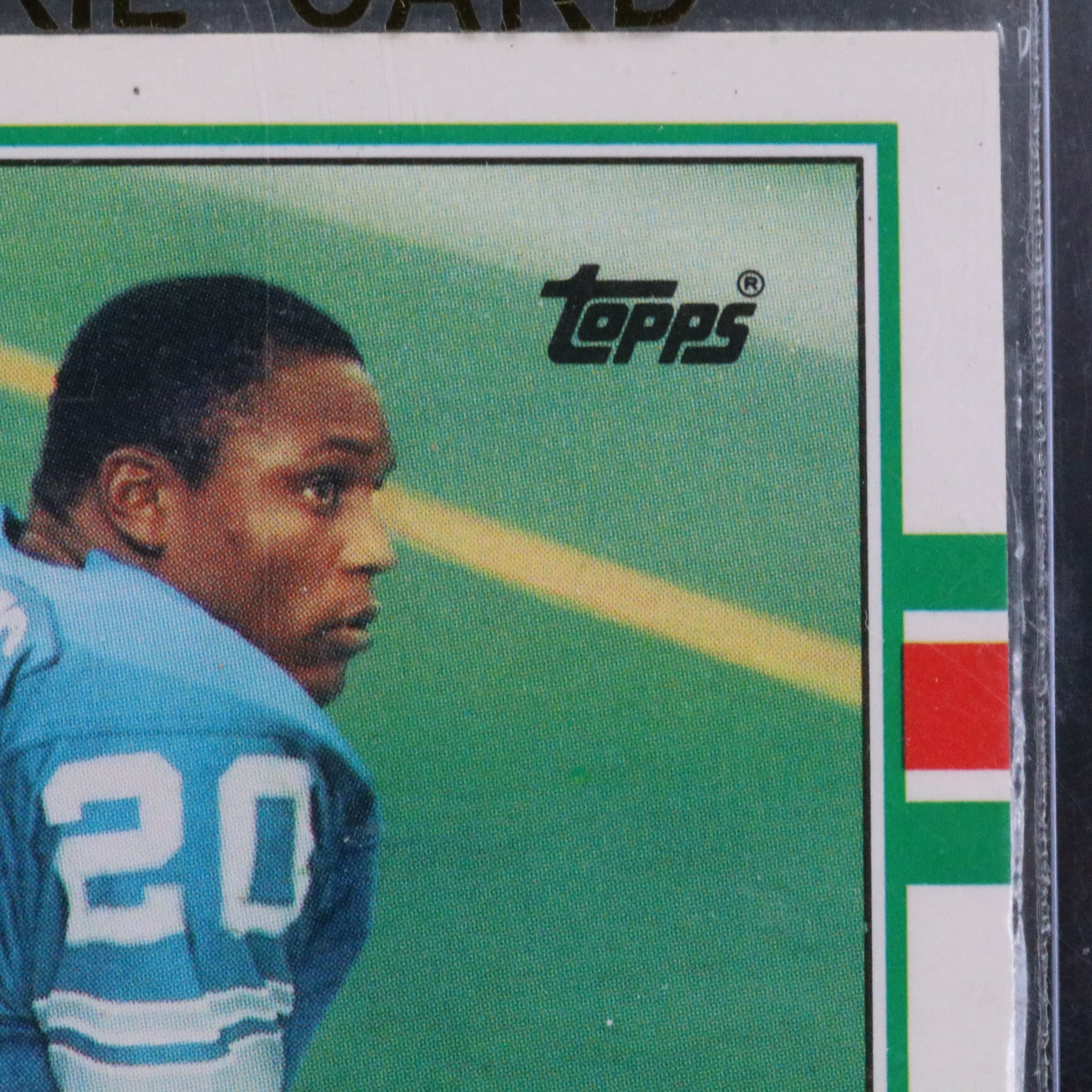 1989 Topps Traded Barry Sanders Detroit Lions Rookie Football Card