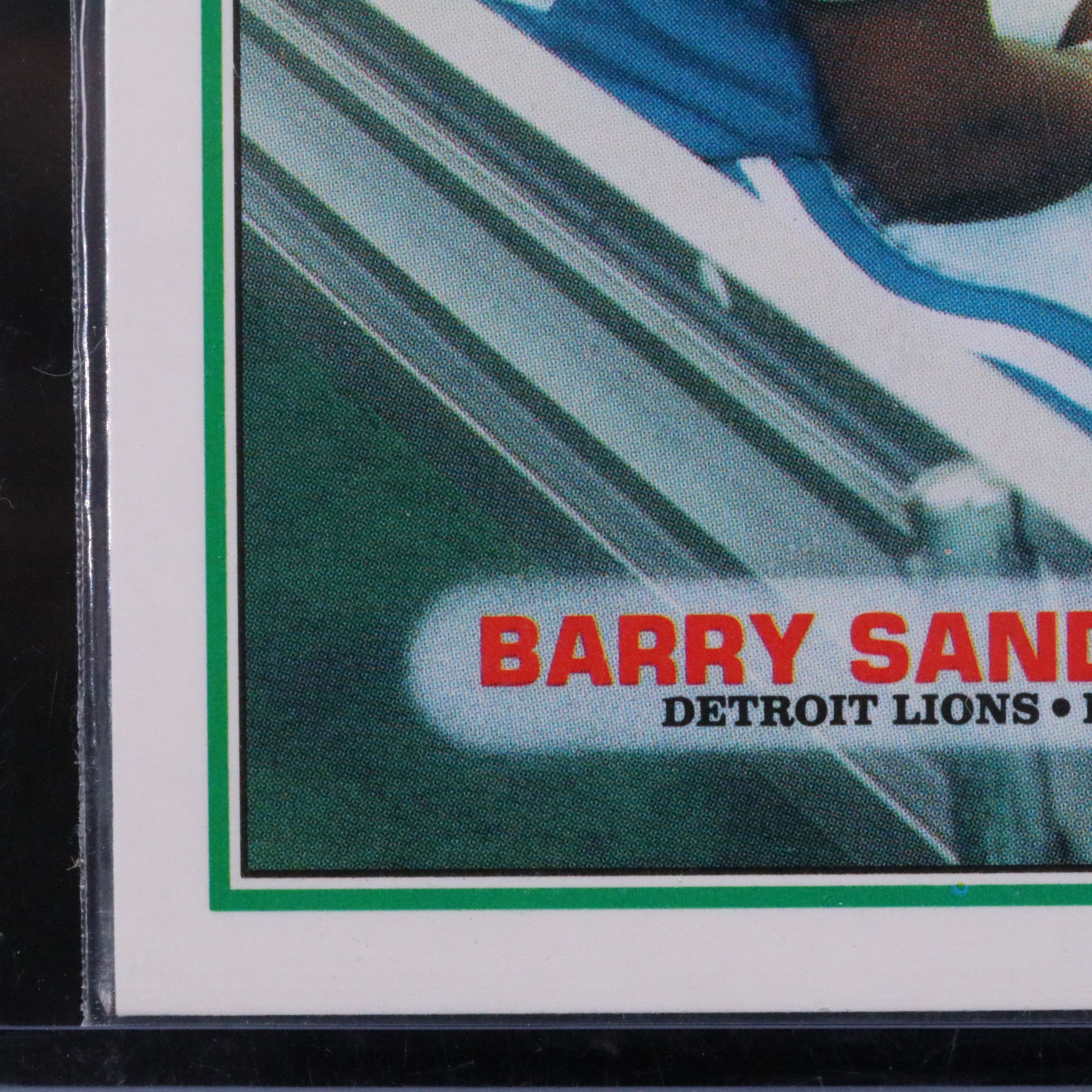 1989 Topps Traded Barry Sanders Detroit Lions Rookie Football Card