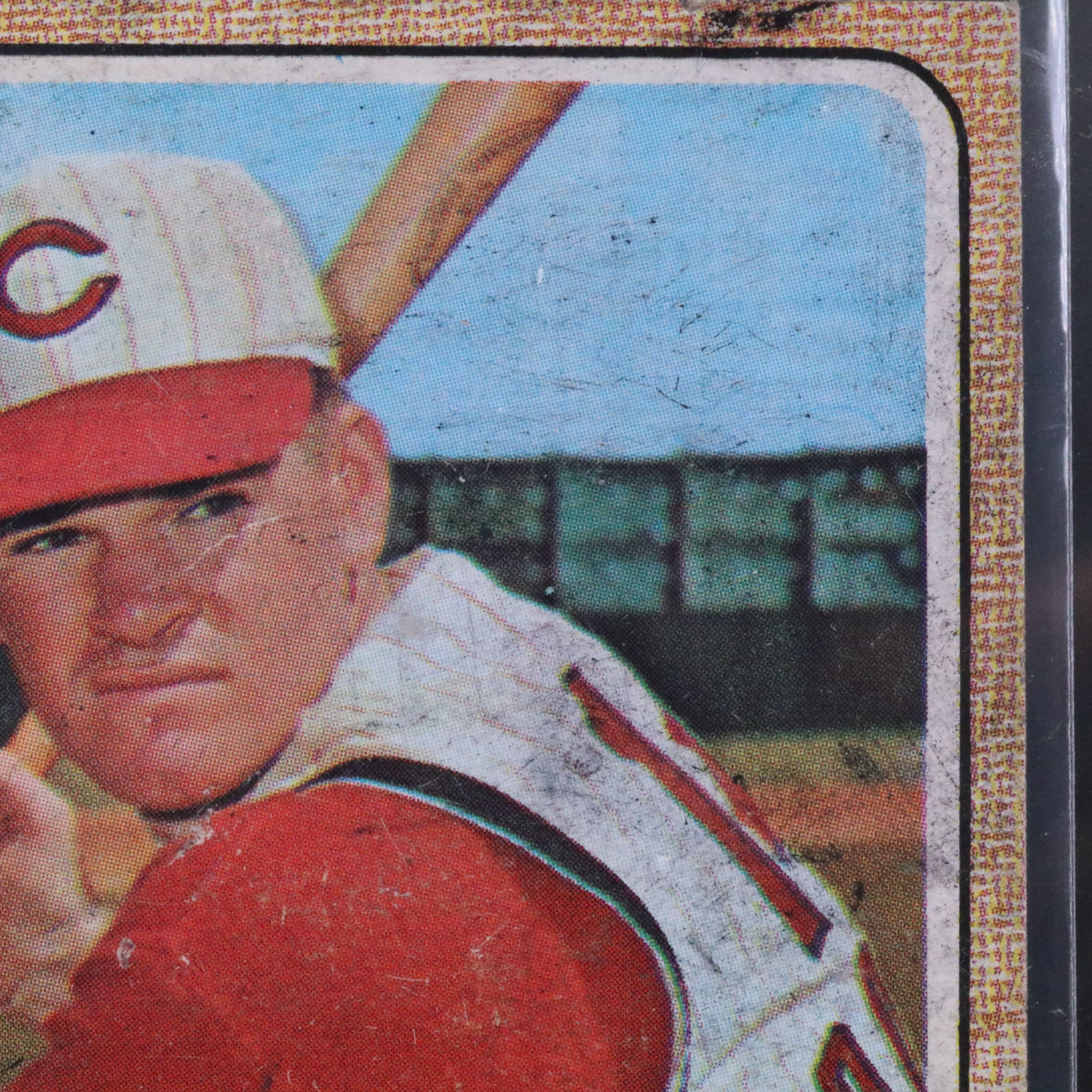 1968 Topps Pete Rose Cincinnati Reds Baseball Card