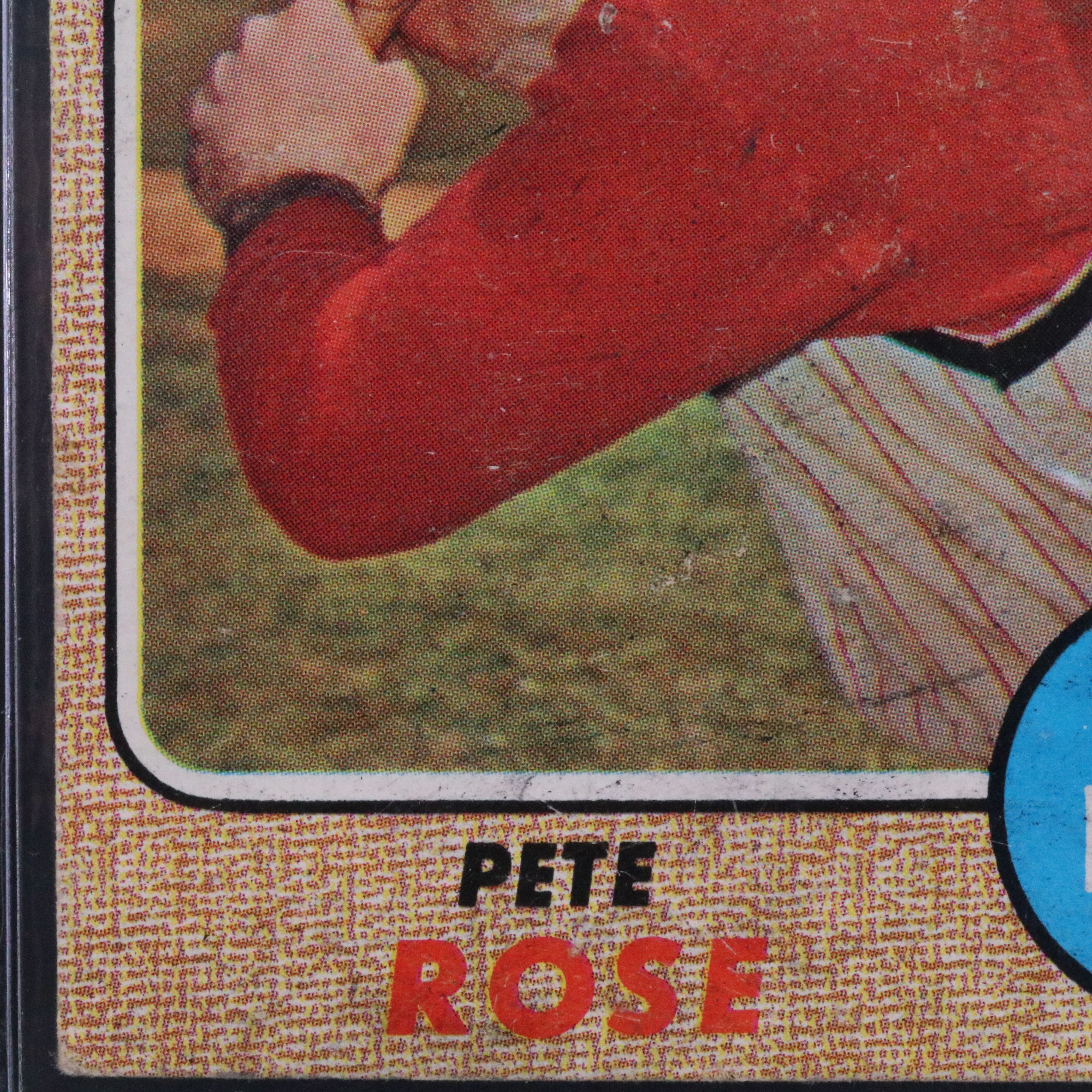 1968 Topps Pete Rose Cincinnati Reds Baseball Card