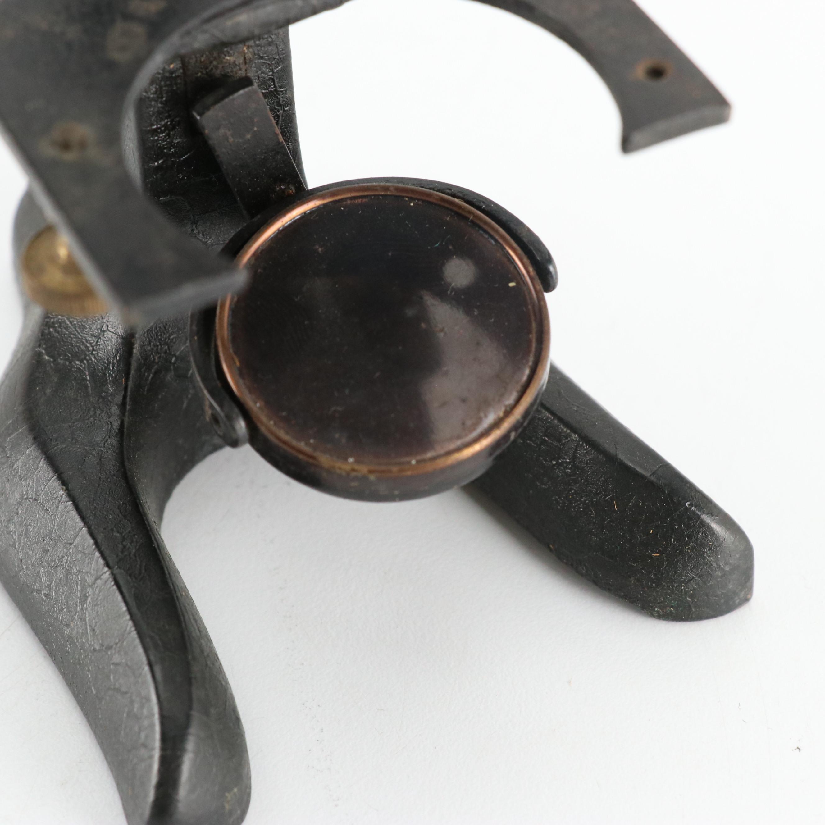 Testrite "Perfect" #110 and Other Brass Student Microscopes with Wooden Cases