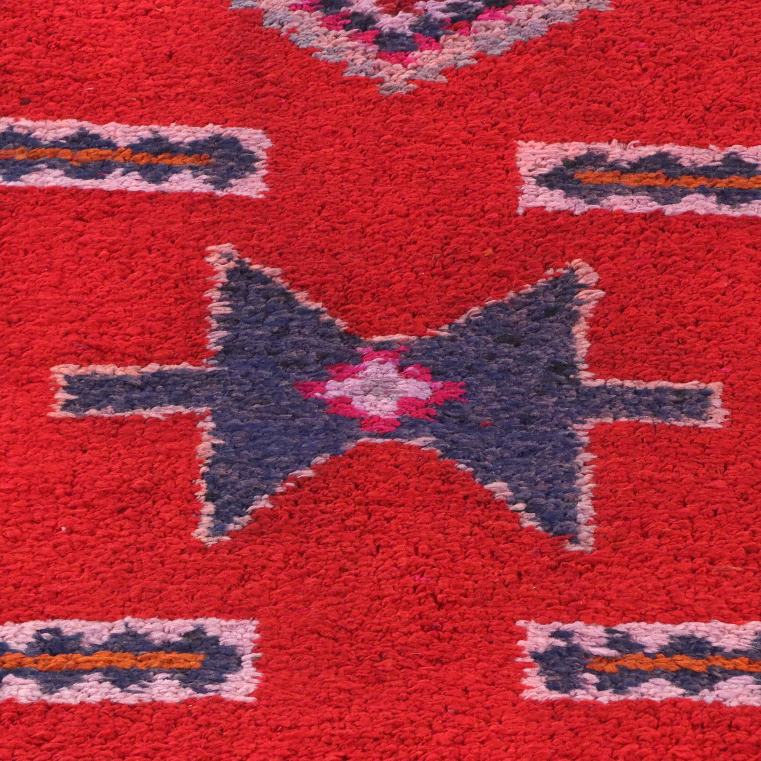 3'7 x 11'6 Hand-Knotted Turkish Village Long Rug