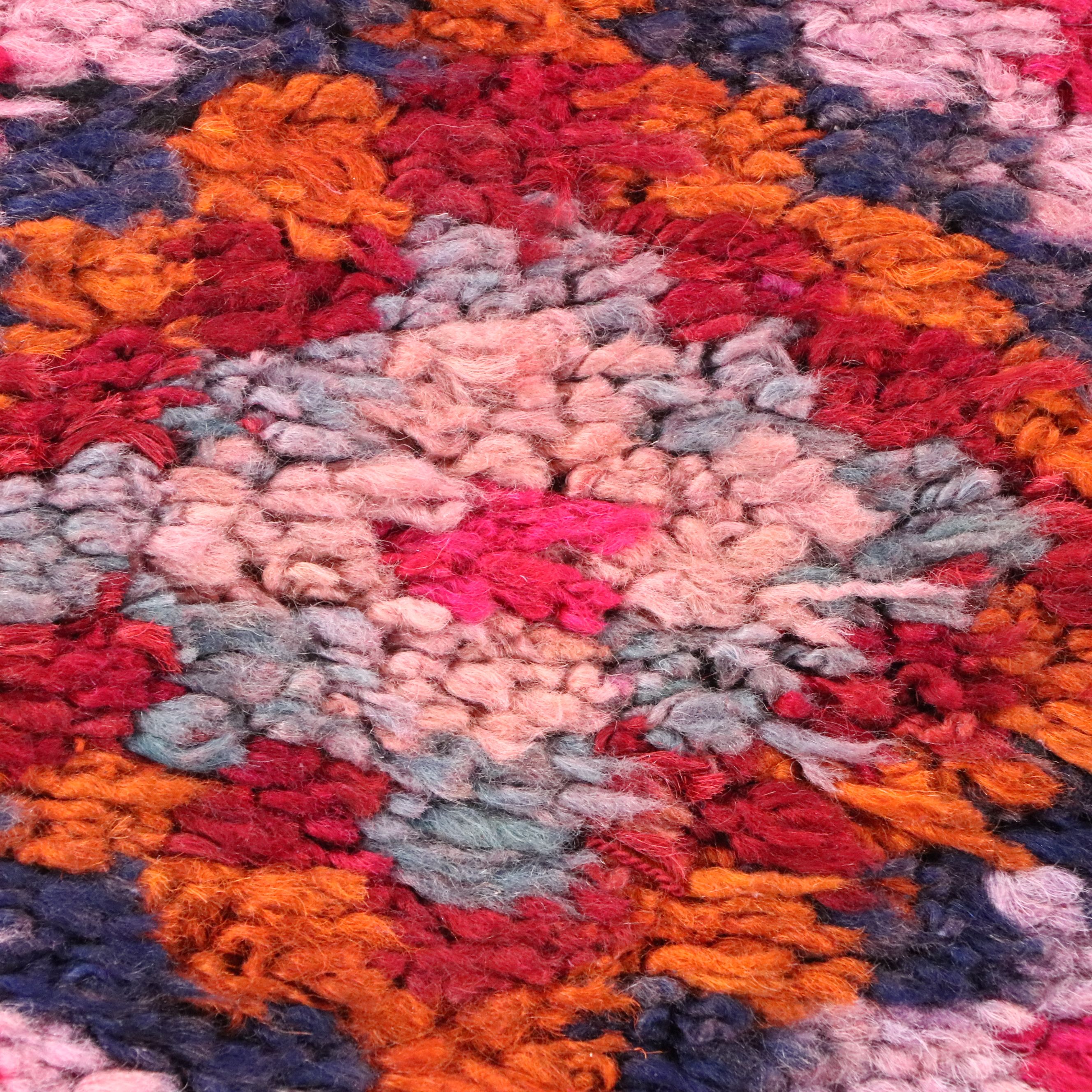 3'7 x 11'6 Hand-Knotted Turkish Village Long Rug