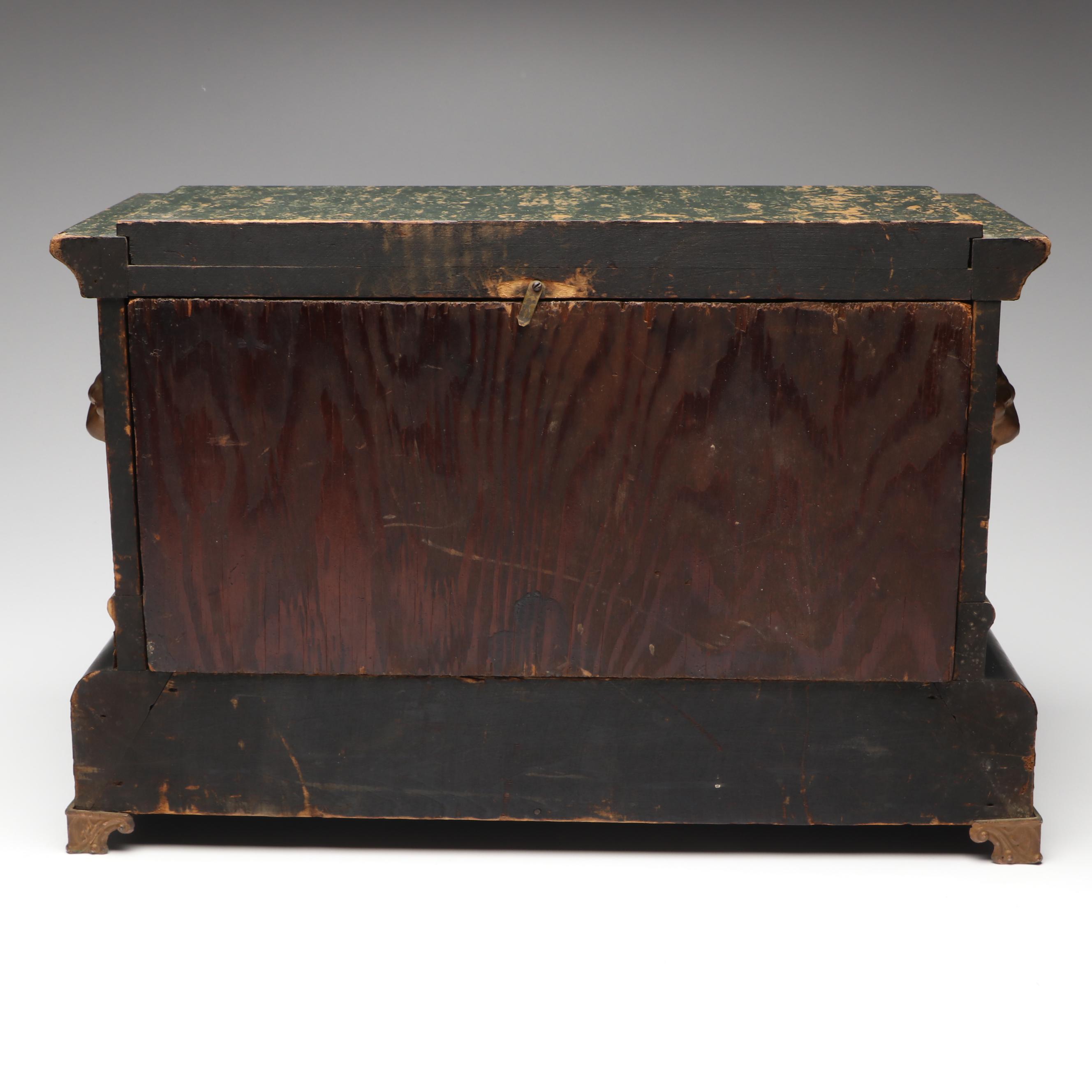 Seth Thomas Adamantine Column Mantel Clock, Early 20th Century