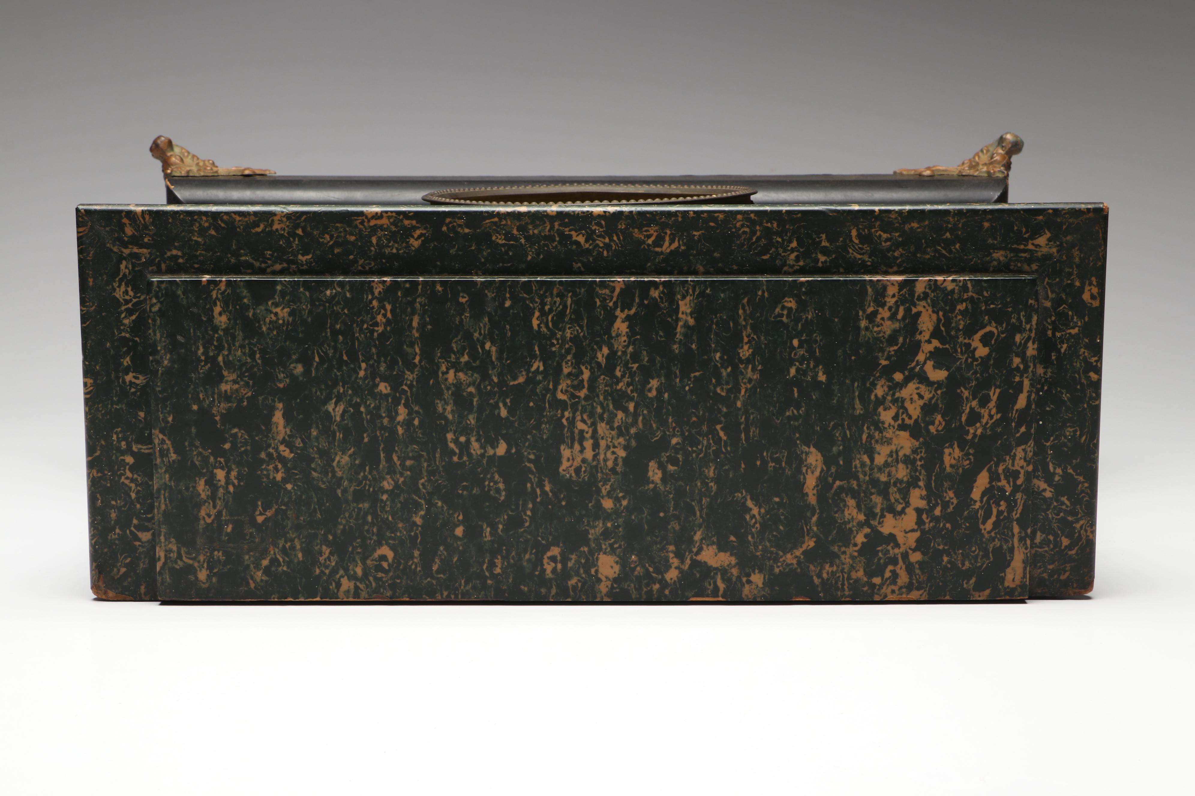 Seth Thomas Adamantine Column Mantel Clock, Early 20th Century