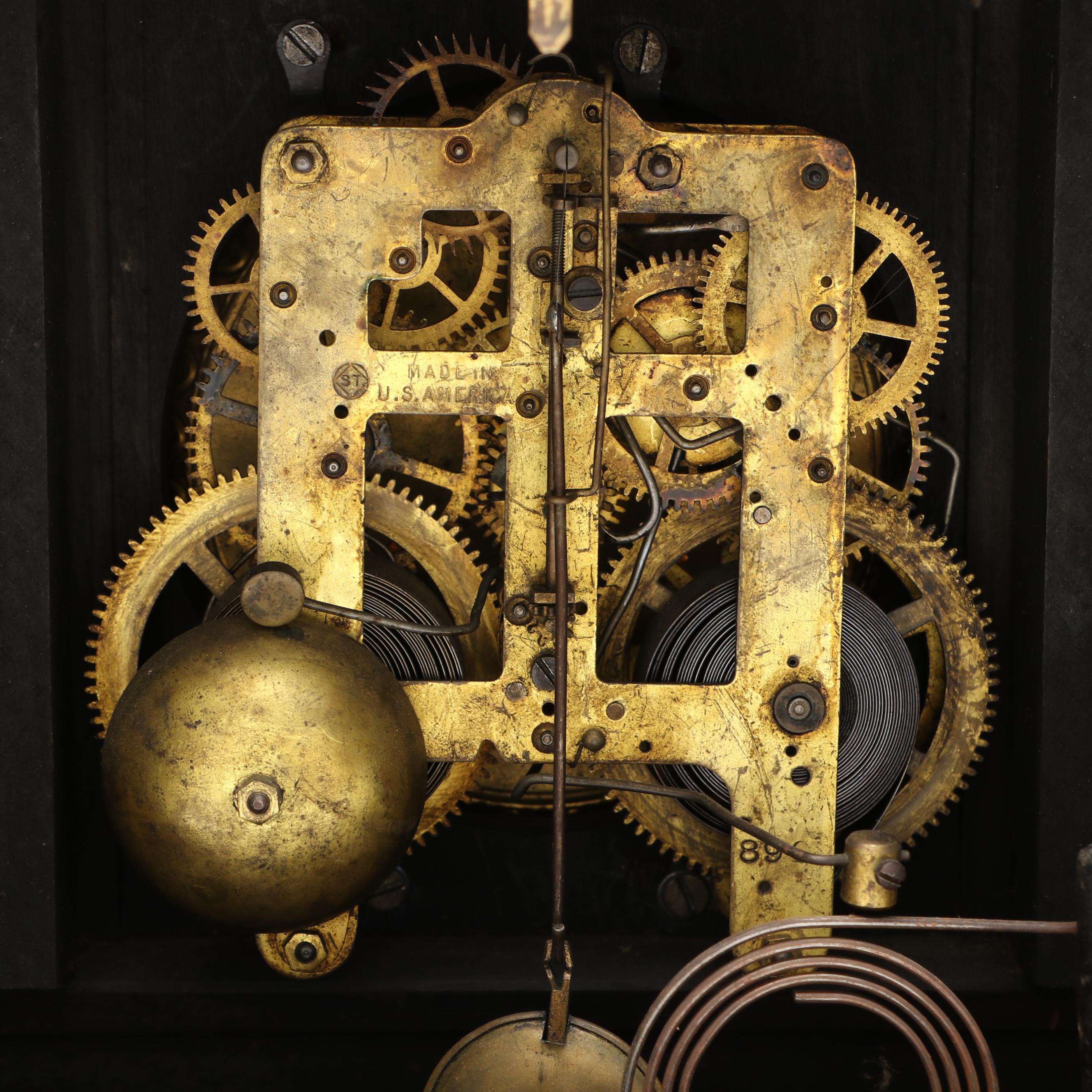 Seth Thomas Adamantine Column Mantel Clock, Early 20th Century