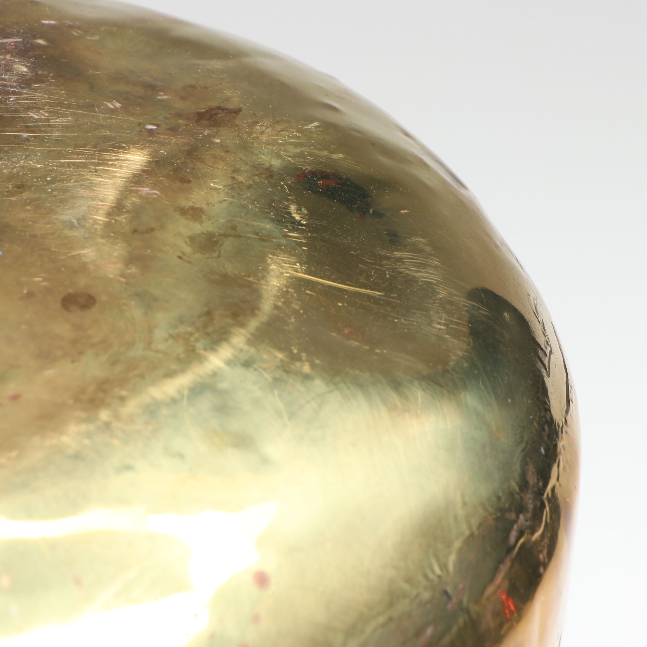 Brass Cauldron with Copper Funnel