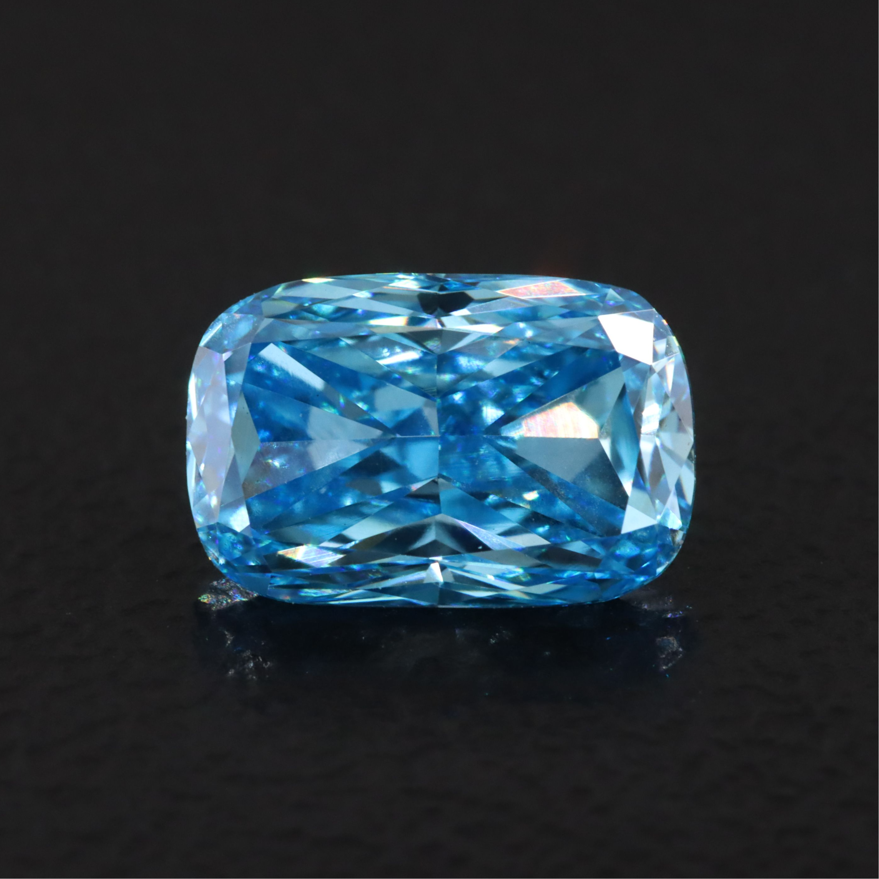 Loose 1.08 CT Lab Grown Fancy Blue Diamond with IGI Report
