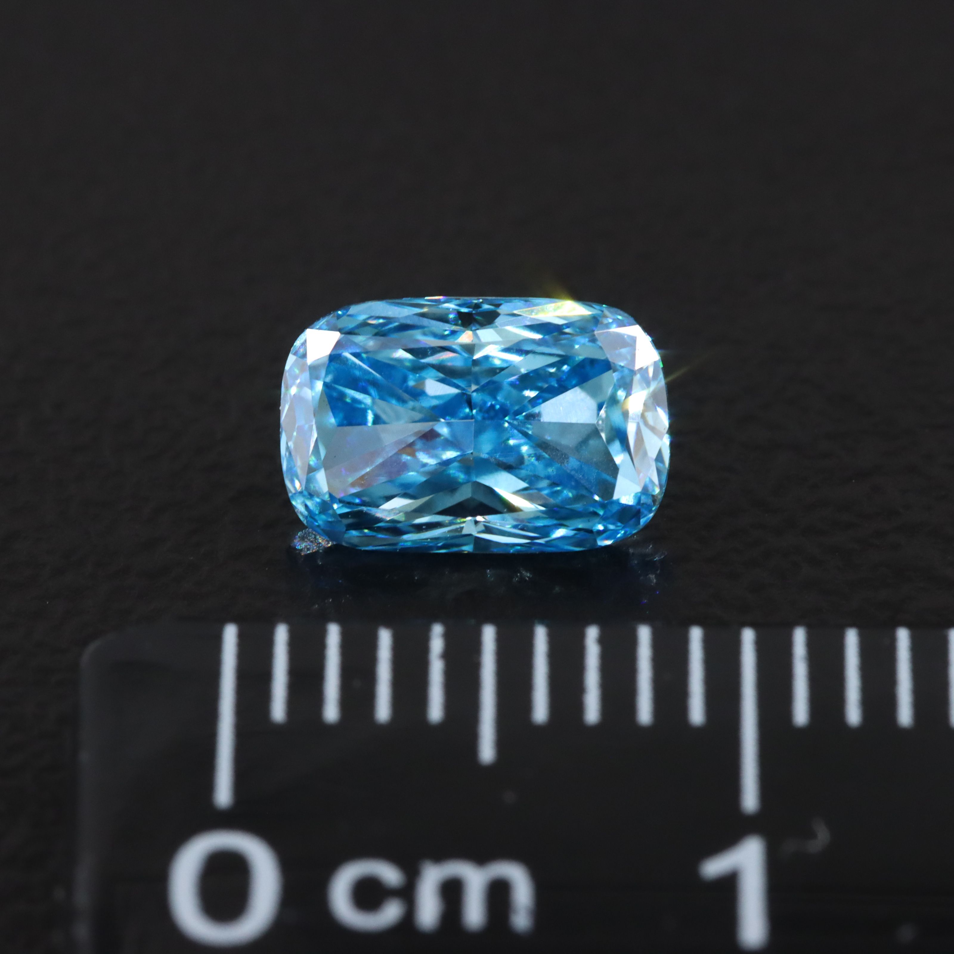 Loose 1.08 CT Lab Grown Fancy Blue Diamond with IGI Report