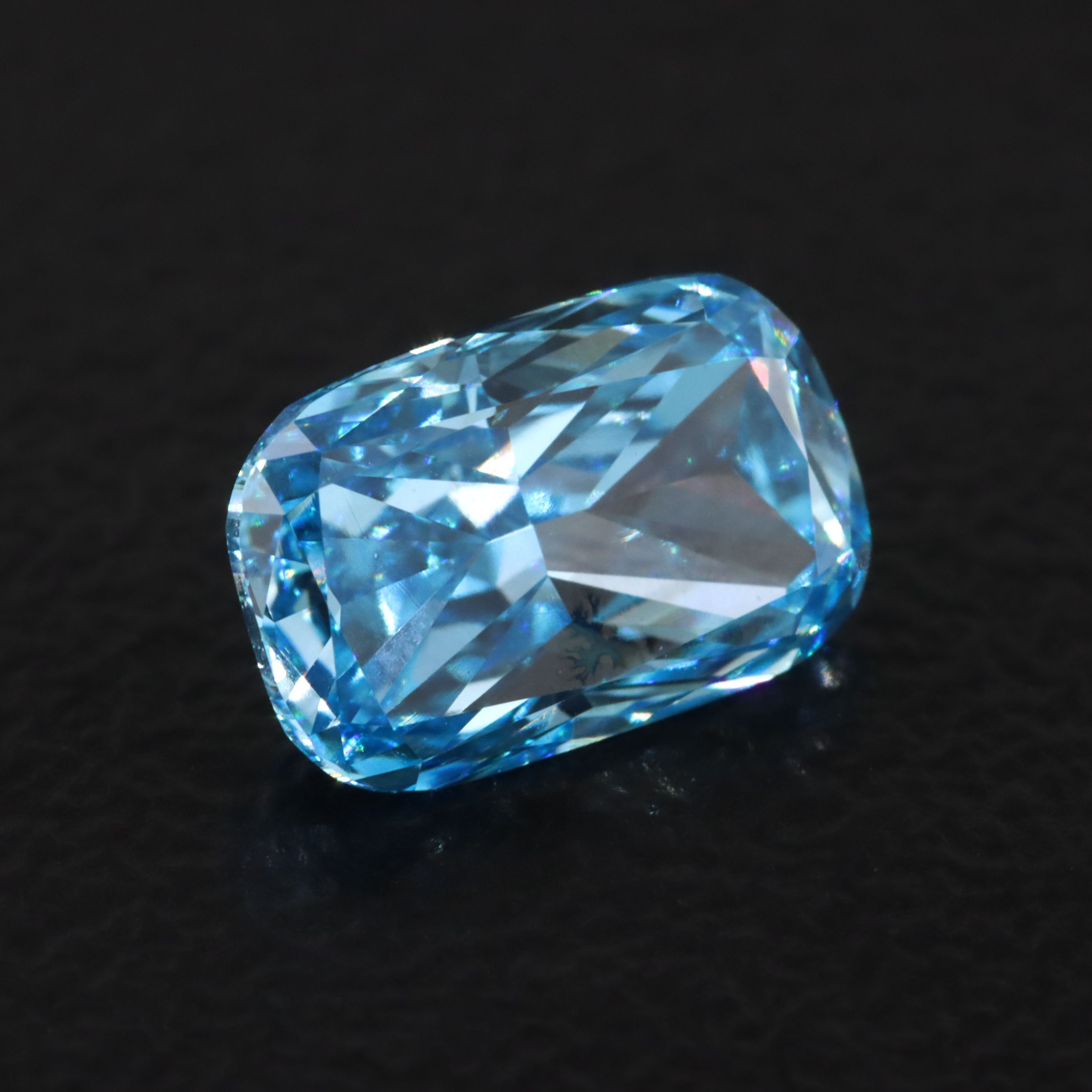Loose 1.08 CT Lab Grown Fancy Blue Diamond with IGI Report