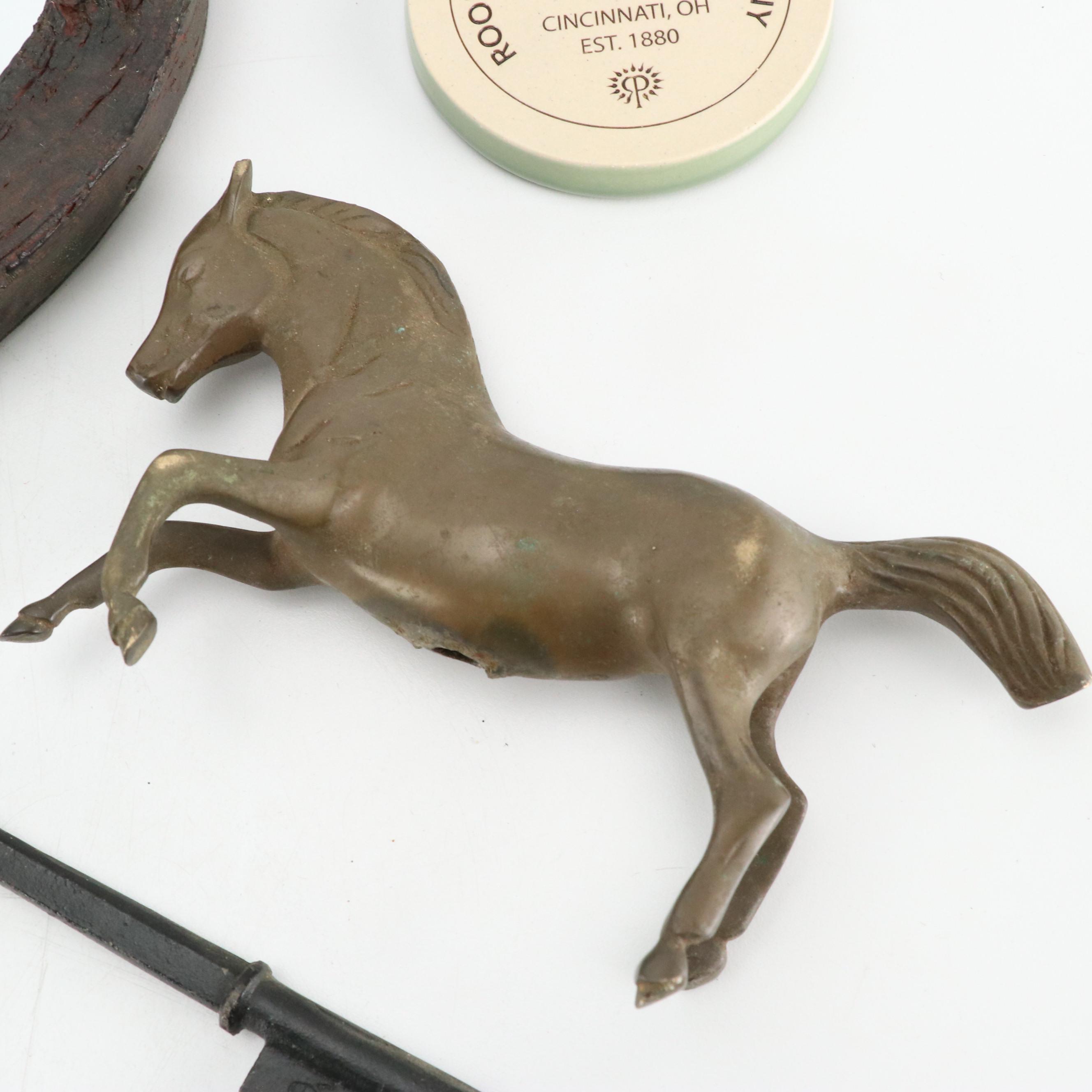 Alvin Sterling Salt and Pepper Shakers, Rookwood Pottery Coaster, More Décor