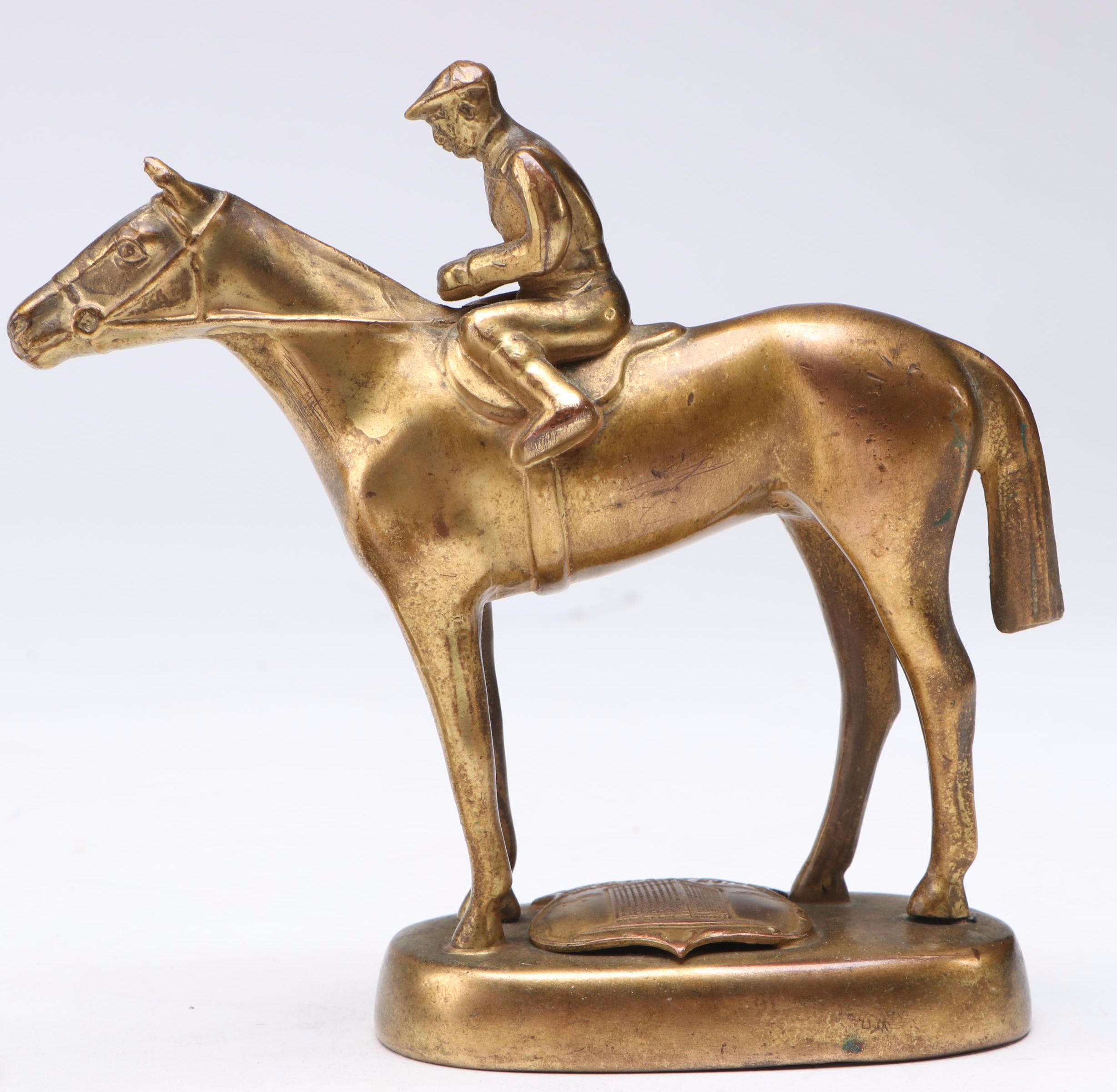 Brass Kentucky Hotel Race Horse Figurine, Damascus Lion and Other Décor
