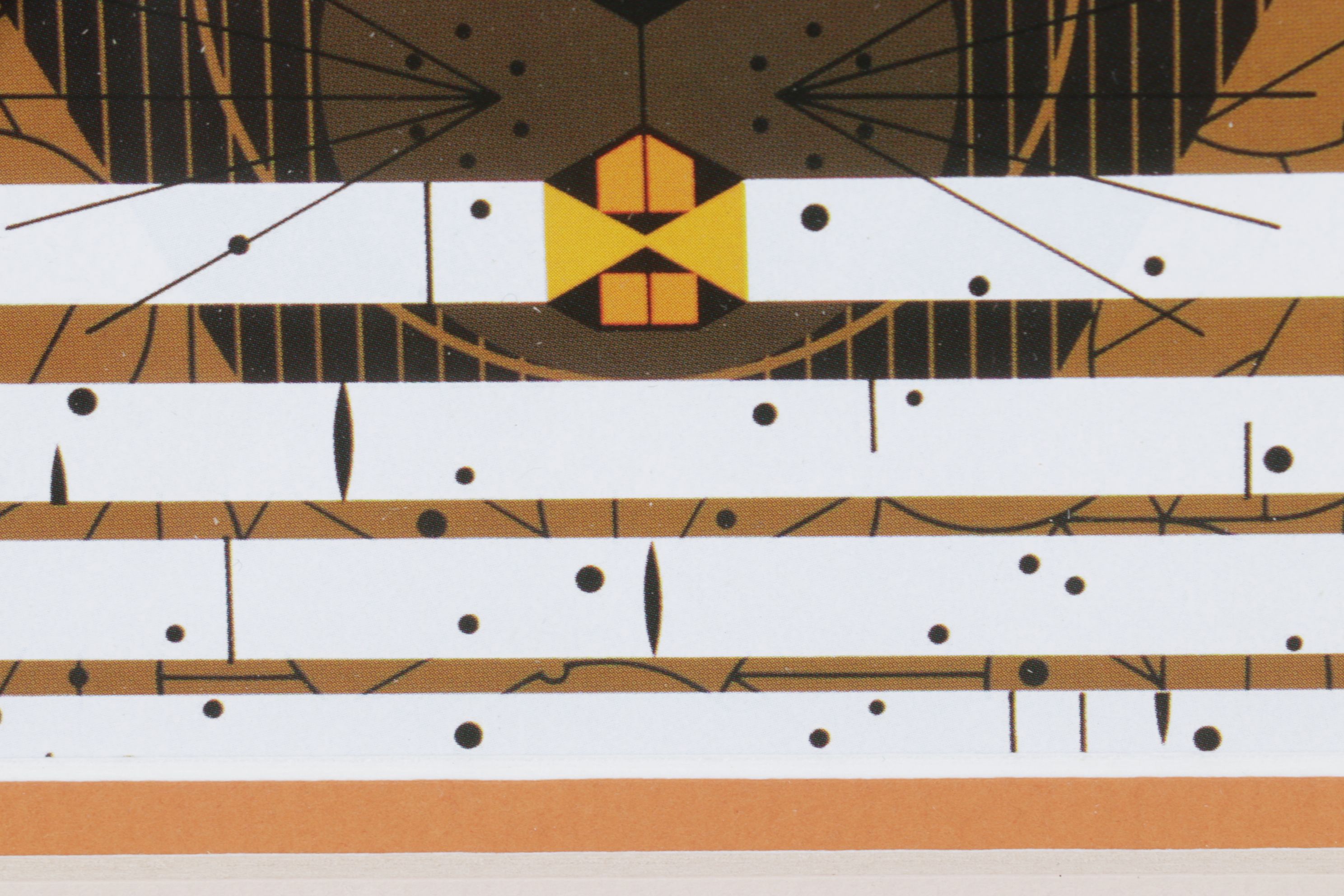 Charley Harper Offset Lithograph "Dam Diligent", 1975