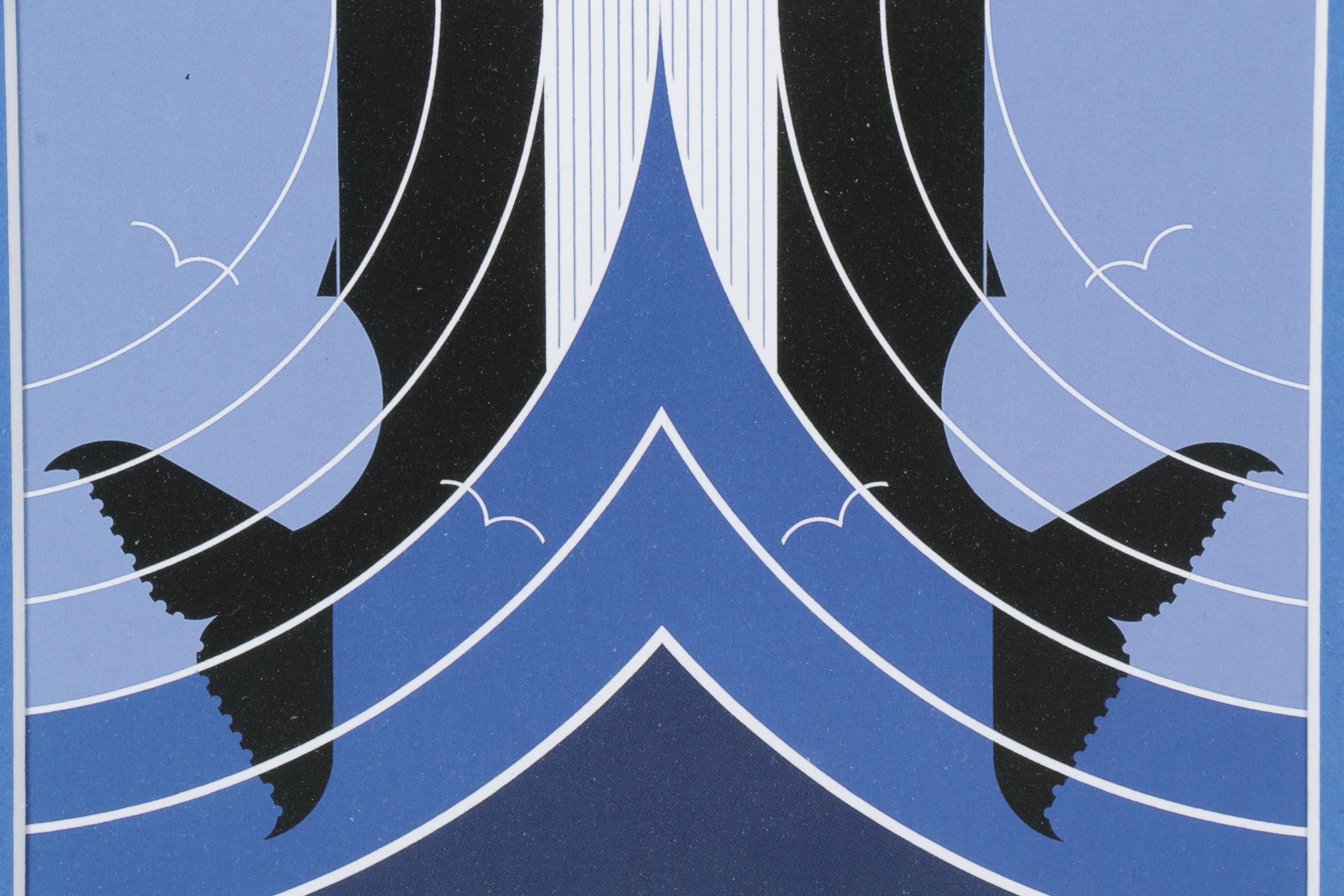 Charley Harper Offset Lithograph "Romance on the Richter Scale", 1981