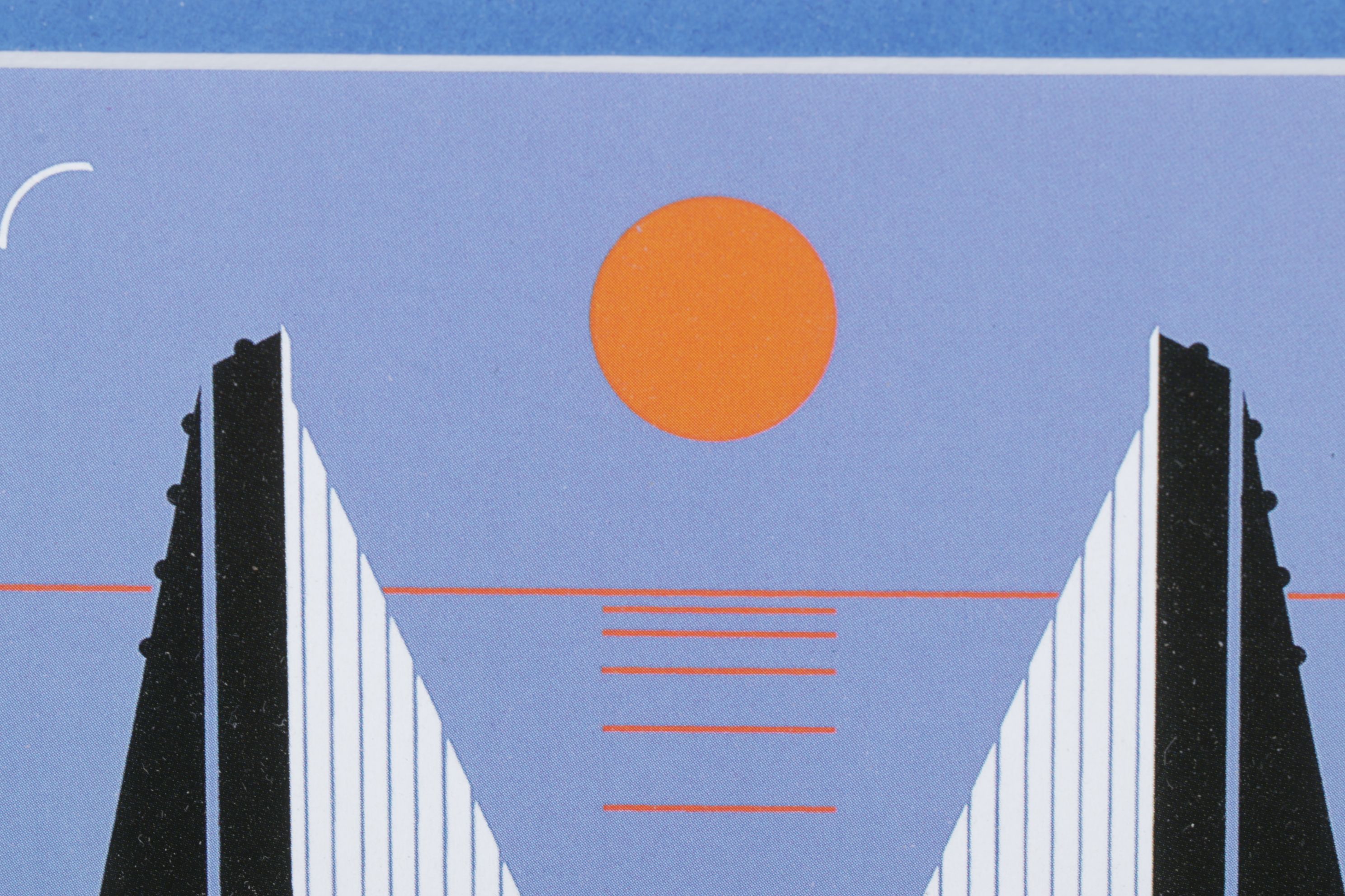 Charley Harper Offset Lithograph "Romance on the Richter Scale", 1981