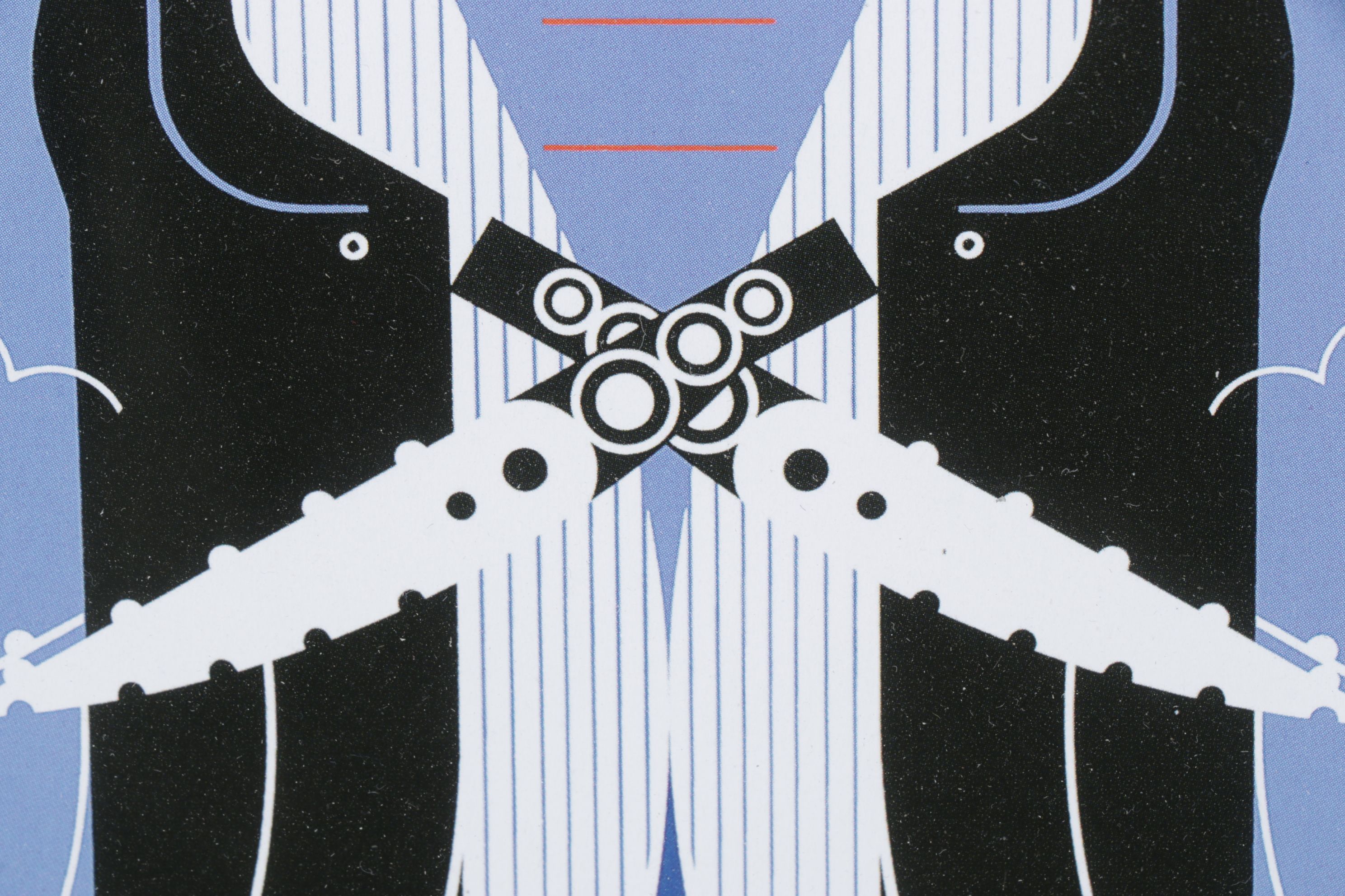 Charley Harper Offset Lithograph "Romance on the Richter Scale", 1981