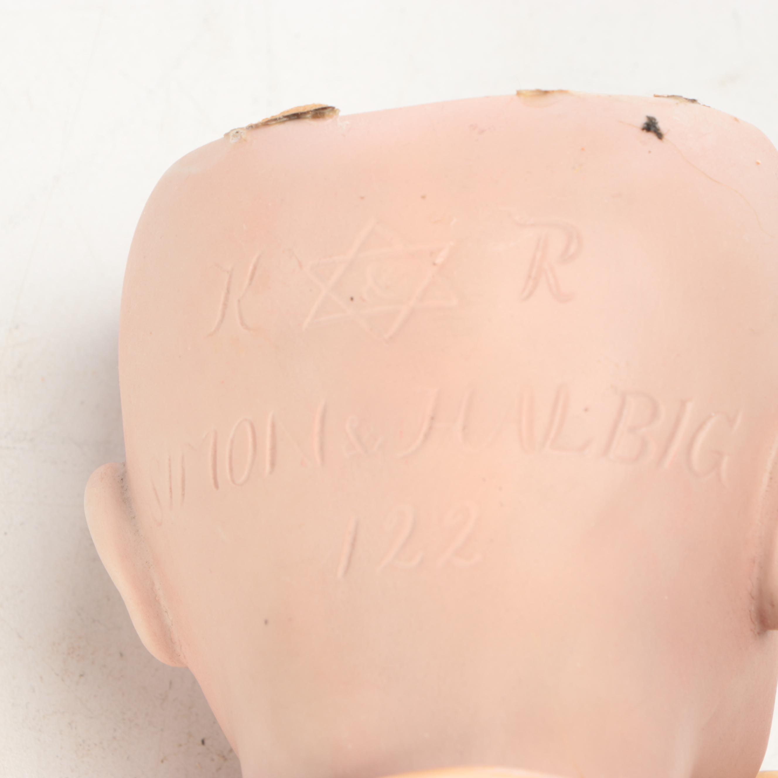 K Star R 122 Bisque Head Tremble Tongue Toddler Doll On Composition Body