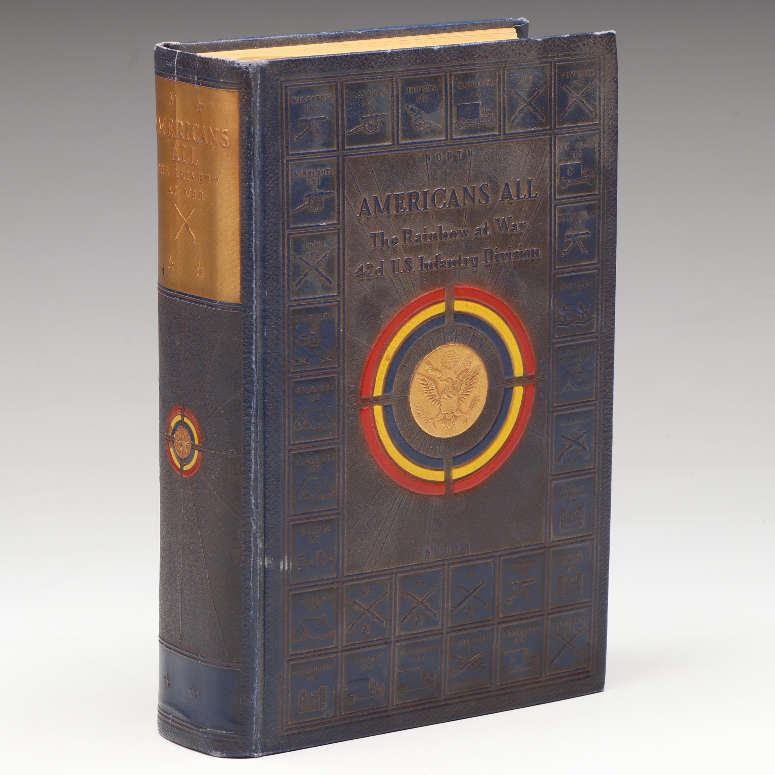 Second Edition "Americans All: The Rainbow at War" by Henry J. Reilly, 1936