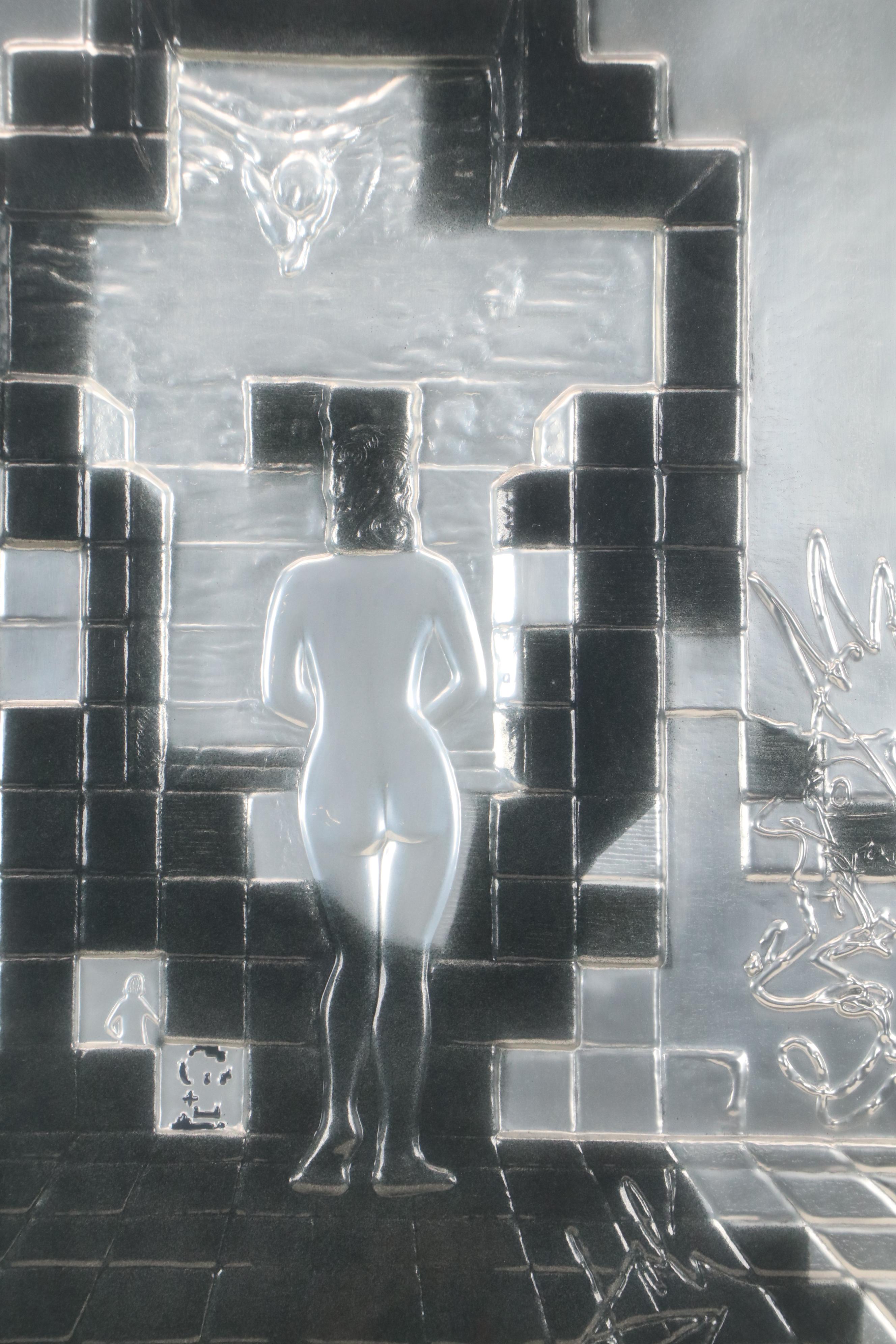 Salvador Dalí Bas-Relief Metal Sculpture "Lincoln in Dalivision," 1975