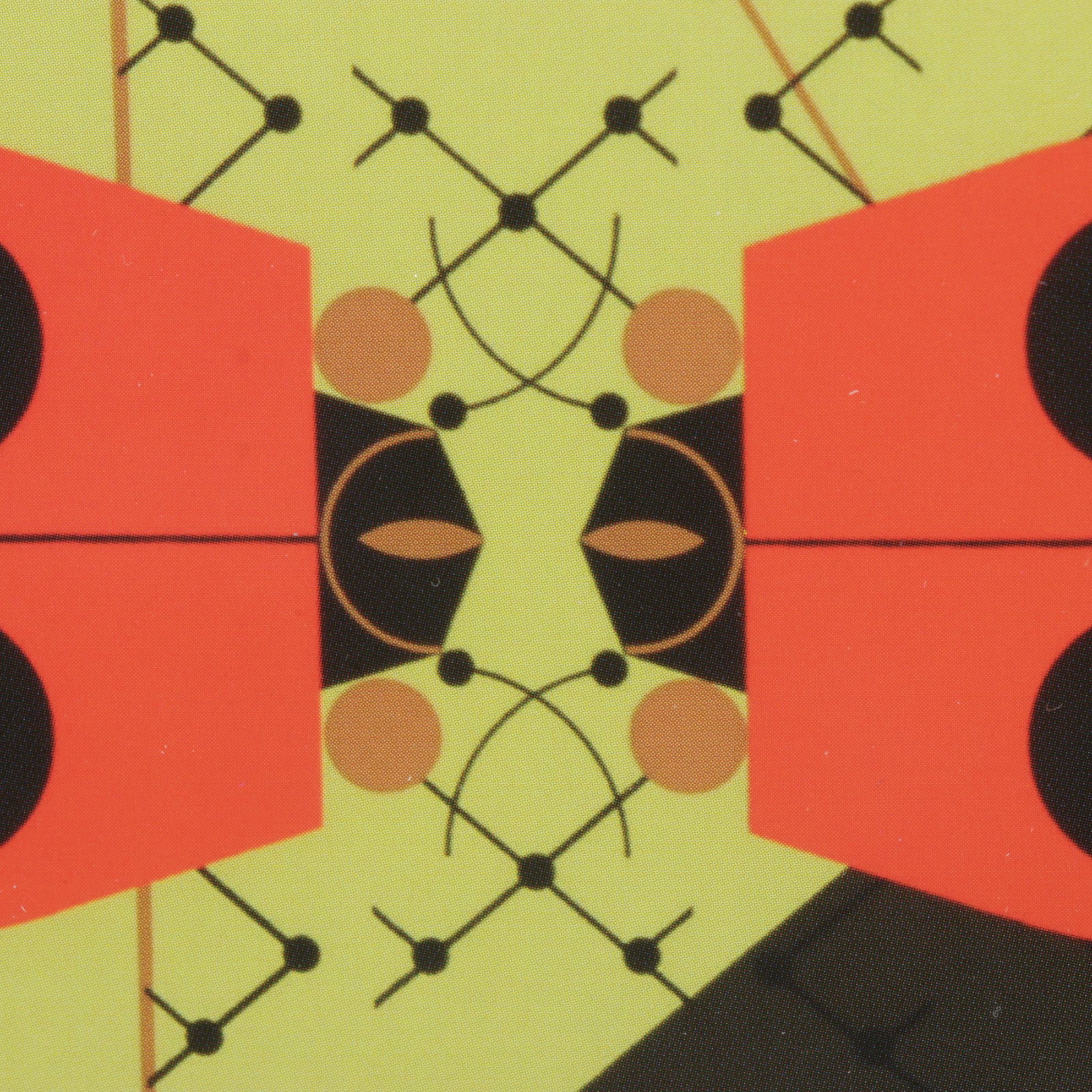 Charley Harper Offset Lithograph "Ladybug Lovers", 1971