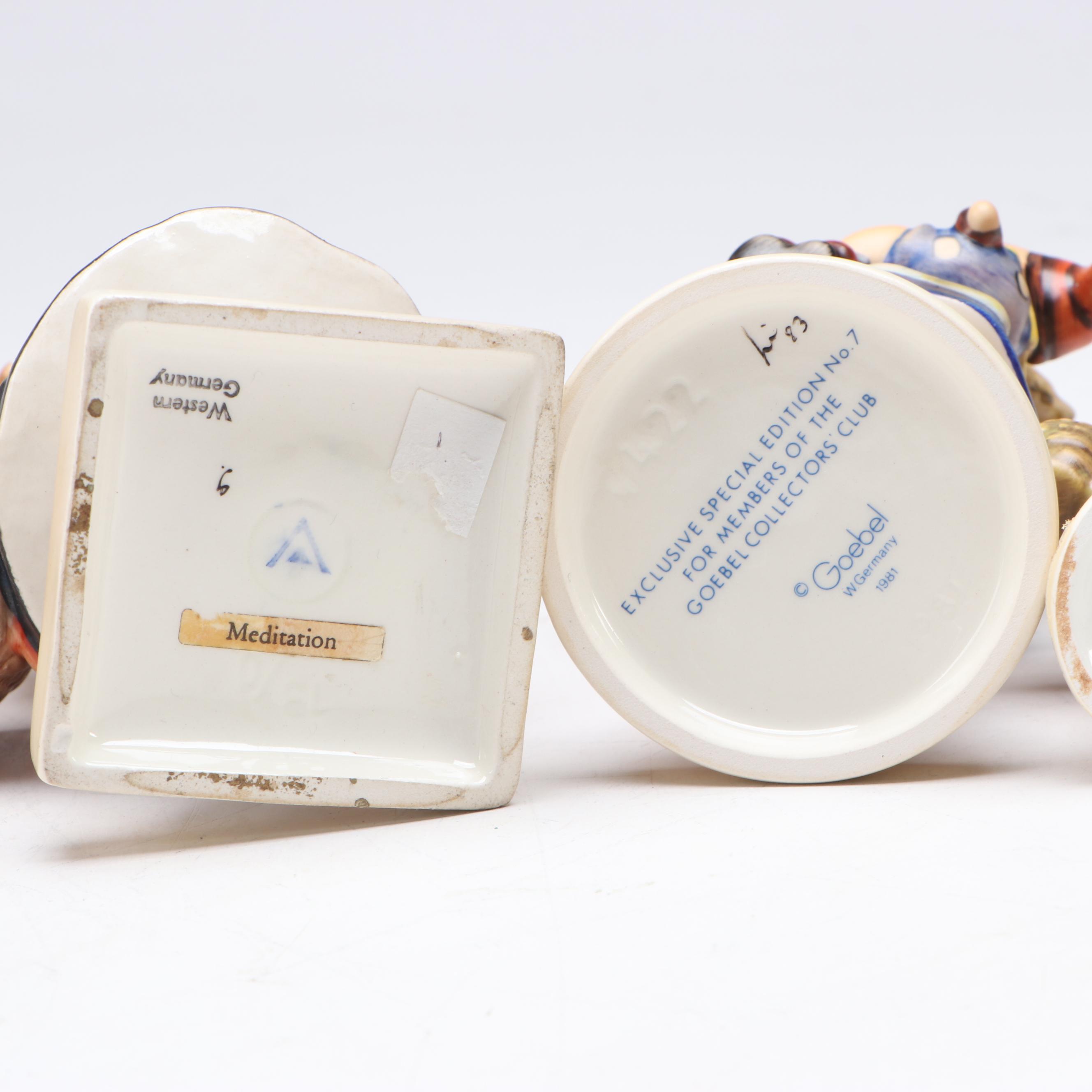 Goebel Collector's Club "Smiling Through" and More Porcelain Hummels