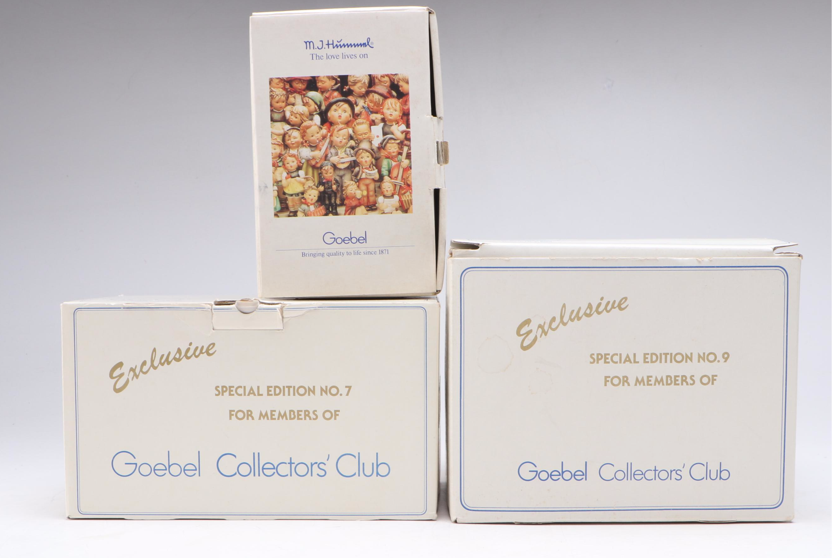 Goebel Collector's Club "Smiling Through" and More Porcelain Hummels