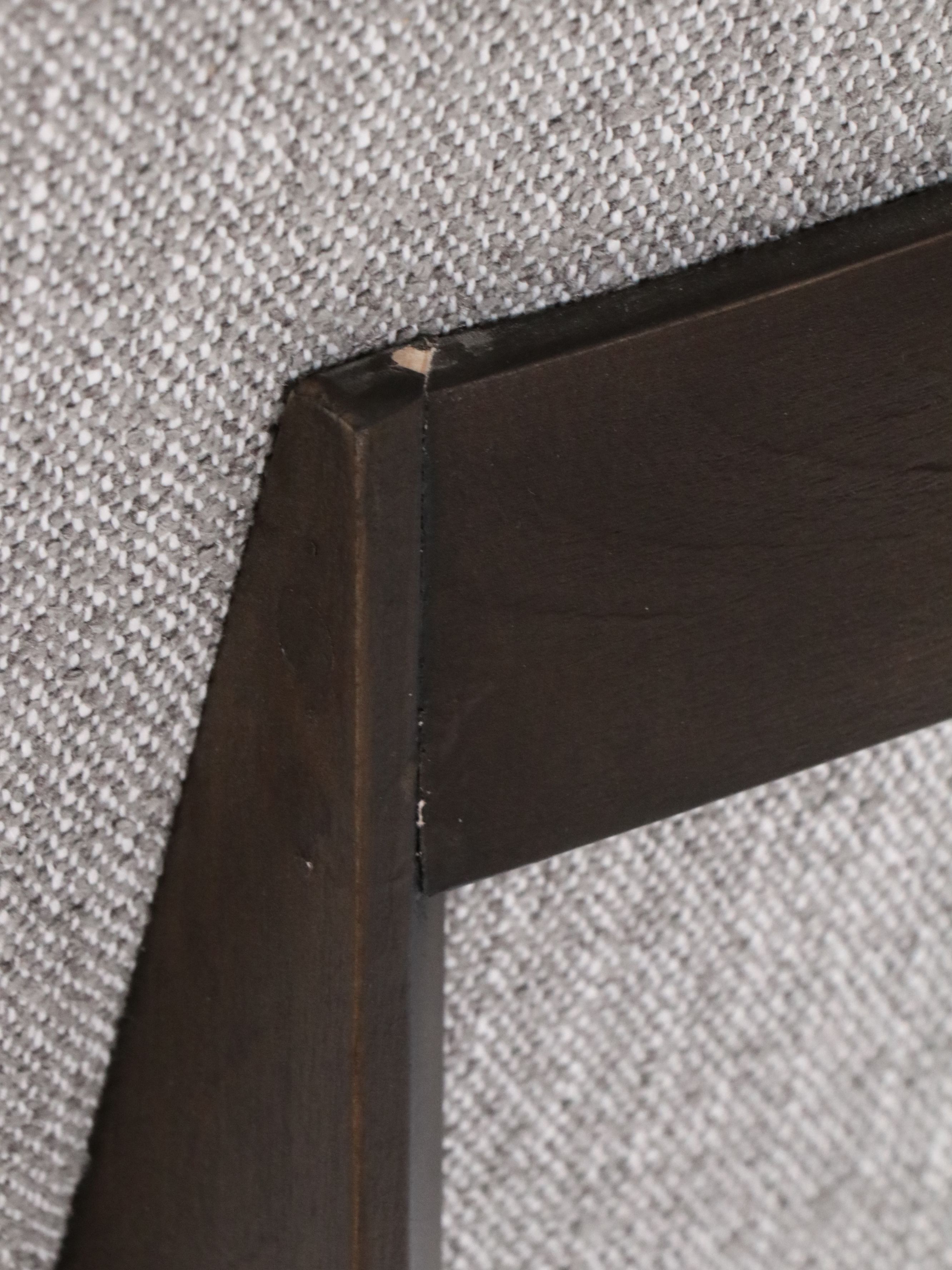 Set of Three Alder & Tweed Furniture Contemporary Fabric and Wood Barstools