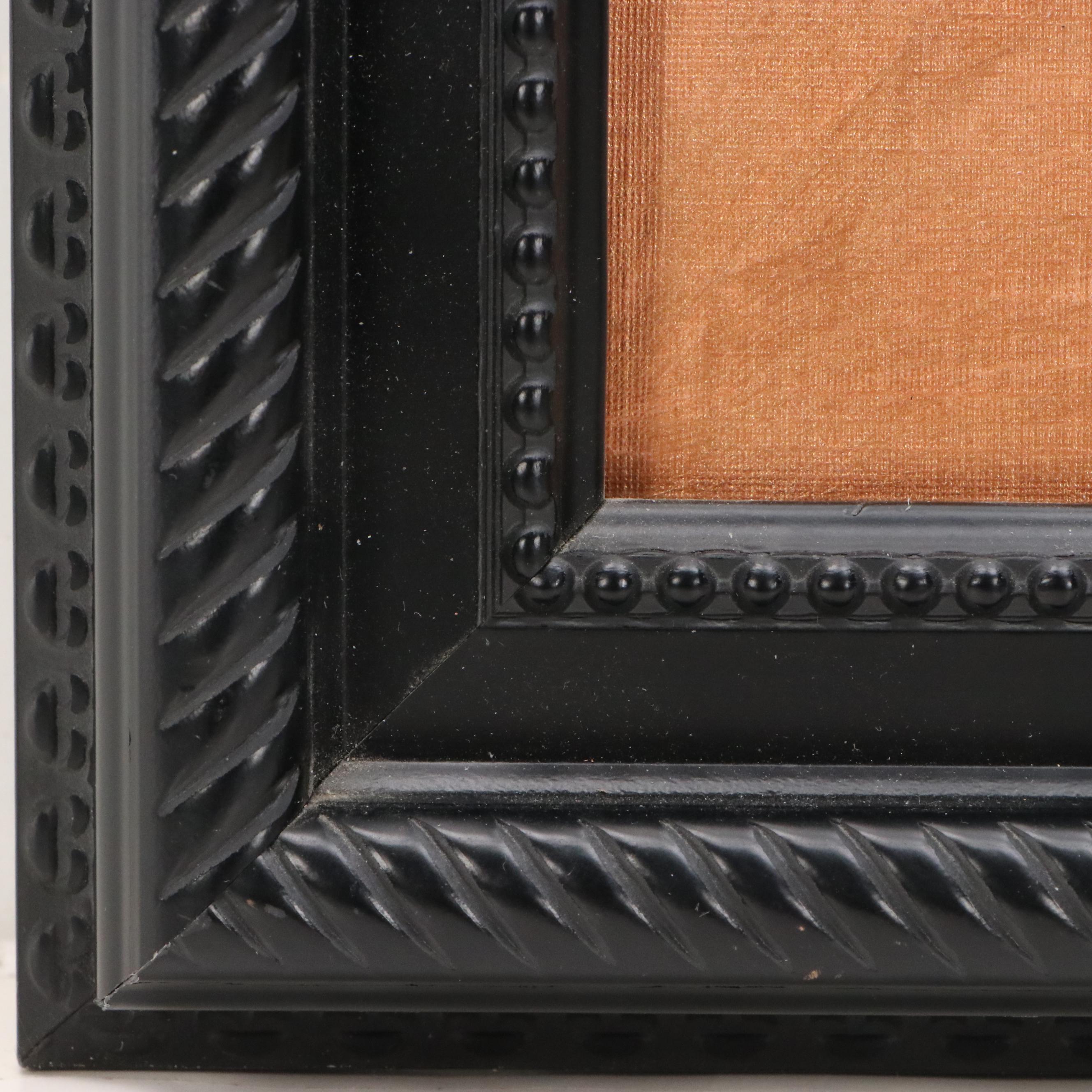 Brittony Martin Acrylic Painting of Skeleton with Irises and Hummingbird