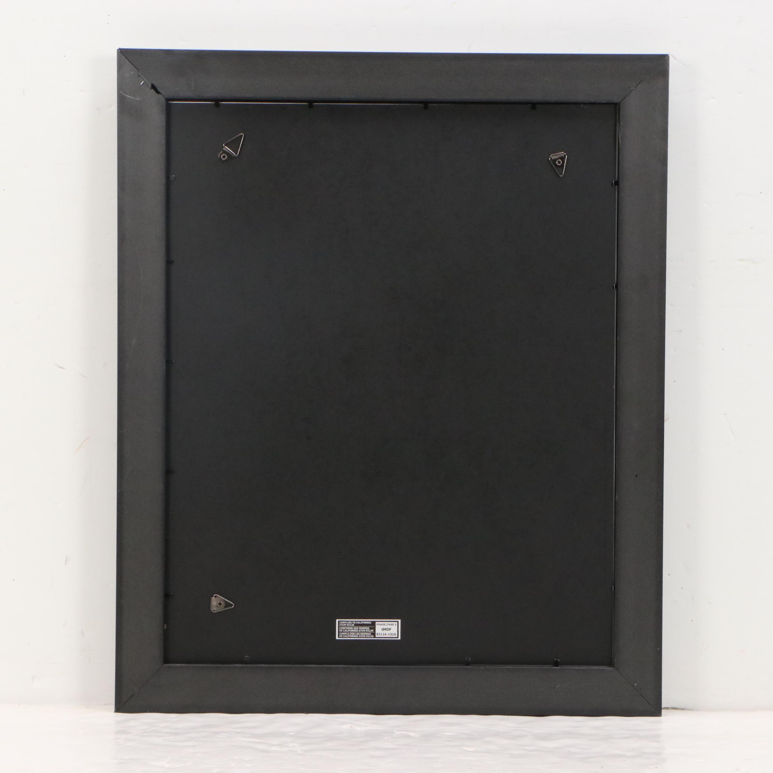 Brittony Martin Acrylic Painting of Skeleton with Irises and Hummingbird