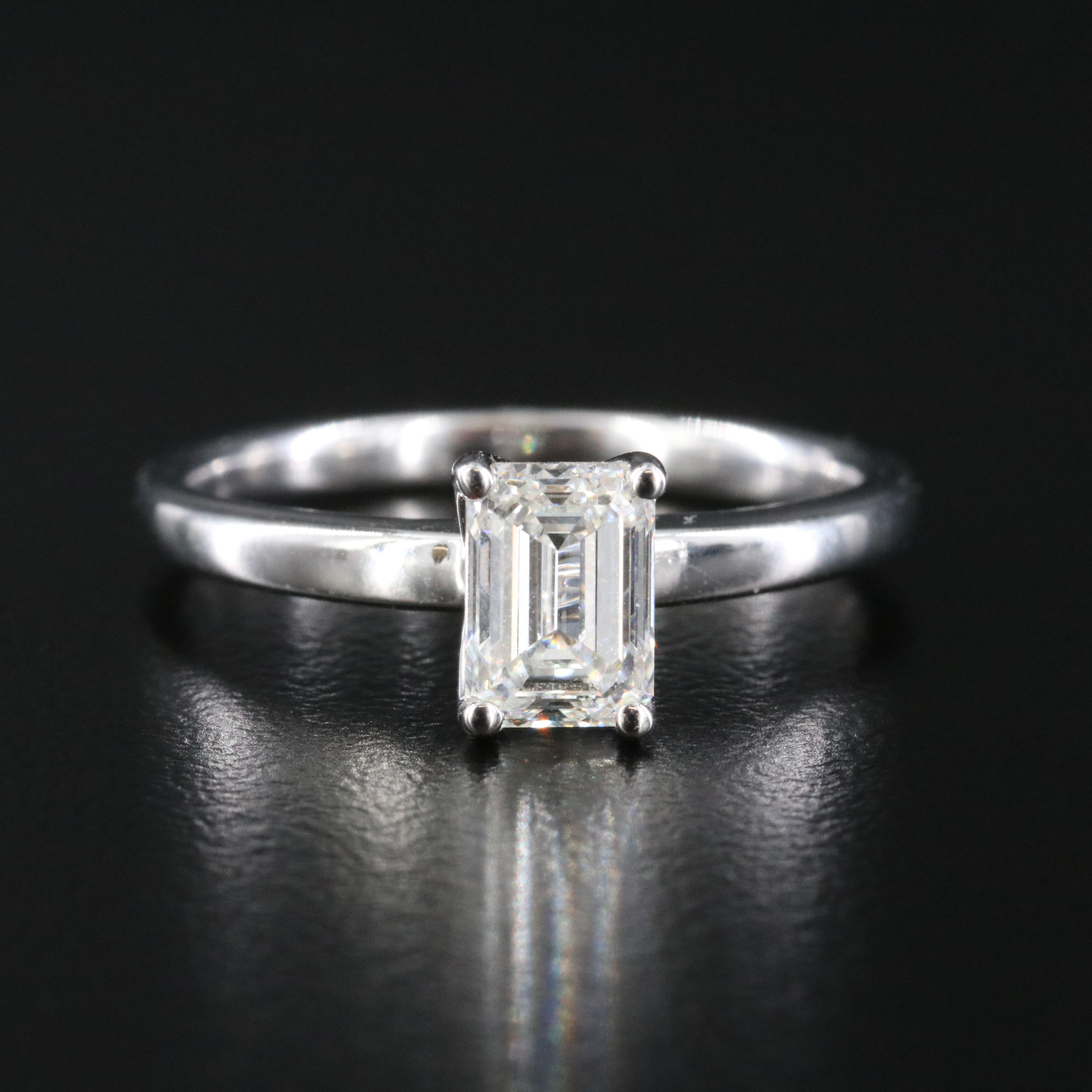 14K 1.02 CT Lab Grown Diamond Solitaire Ring