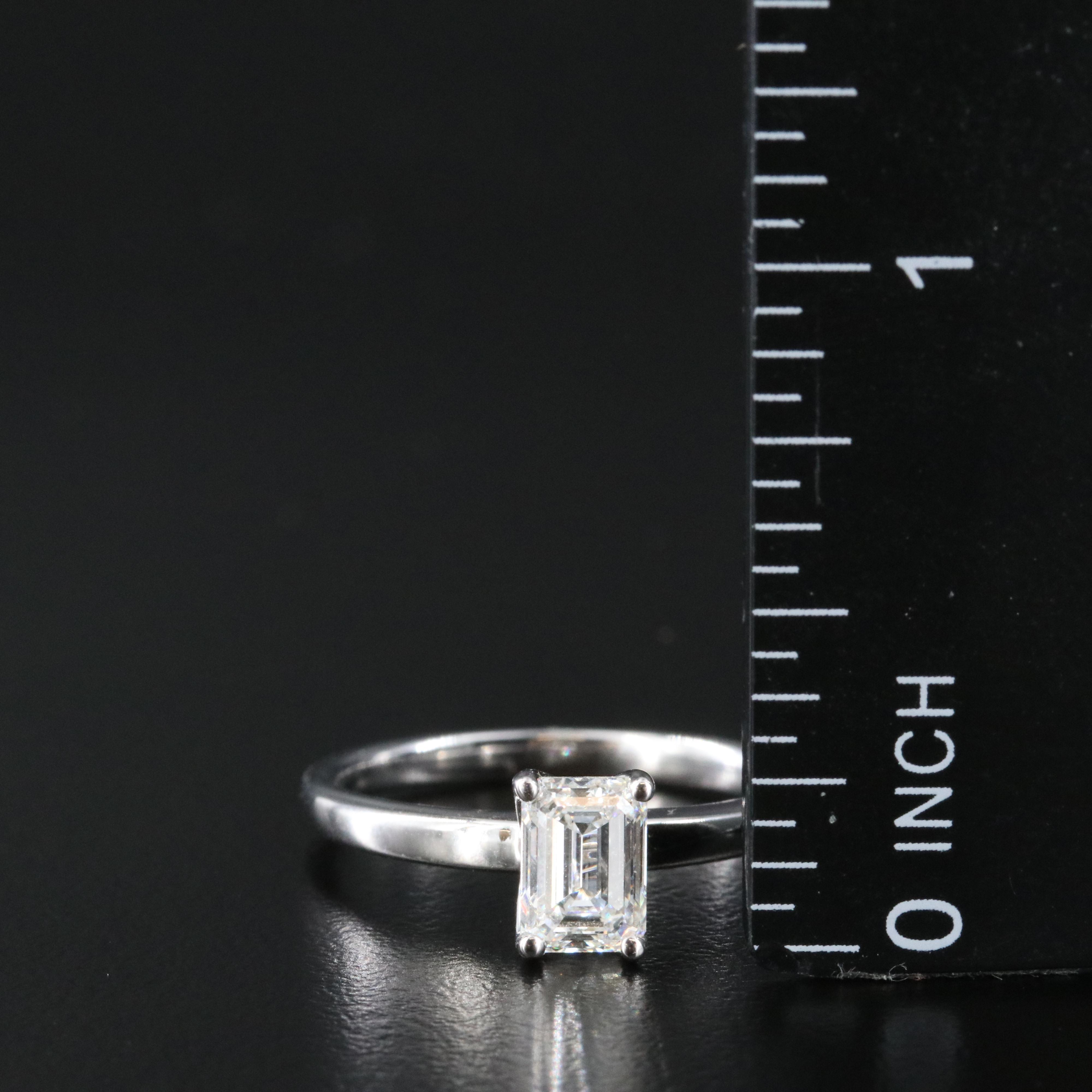 14K 1.02 CT Lab Grown Diamond Solitaire Ring