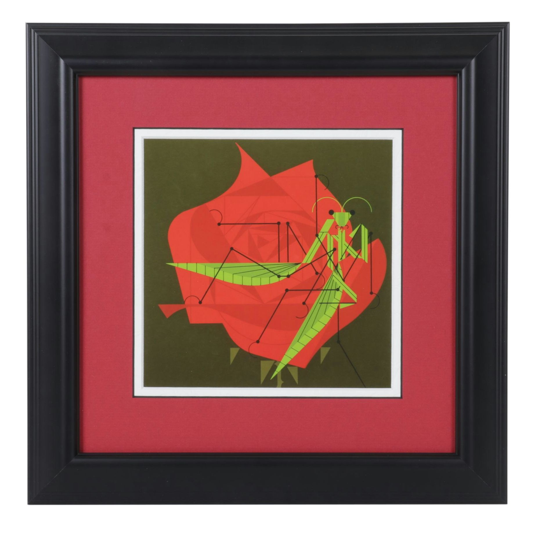 Charley Harper Offset Lithograph "Wedding Feast", 1973