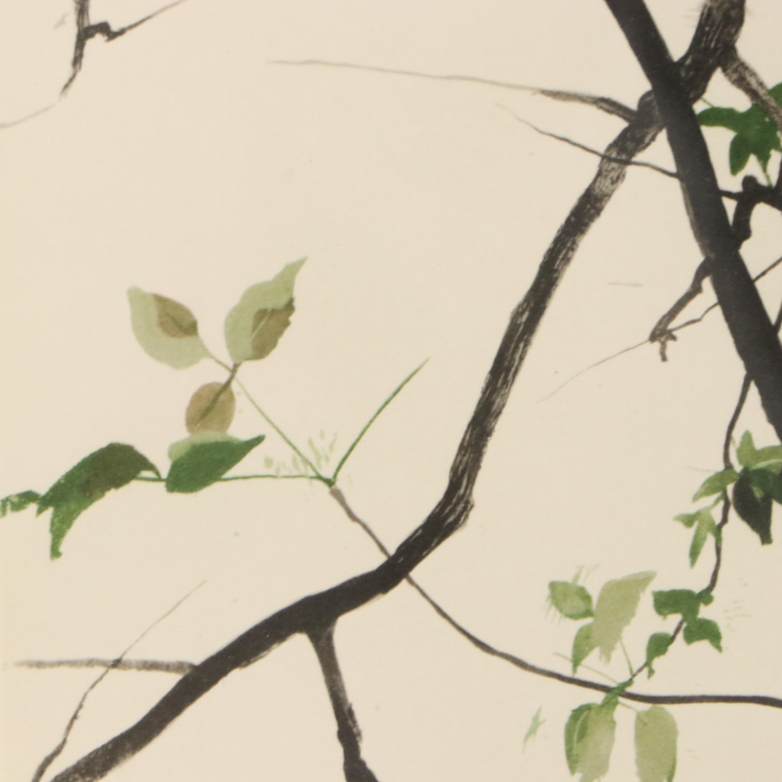 Andrew Wyeth Color Lithograph "The Oak," Mid to Late 20th Century