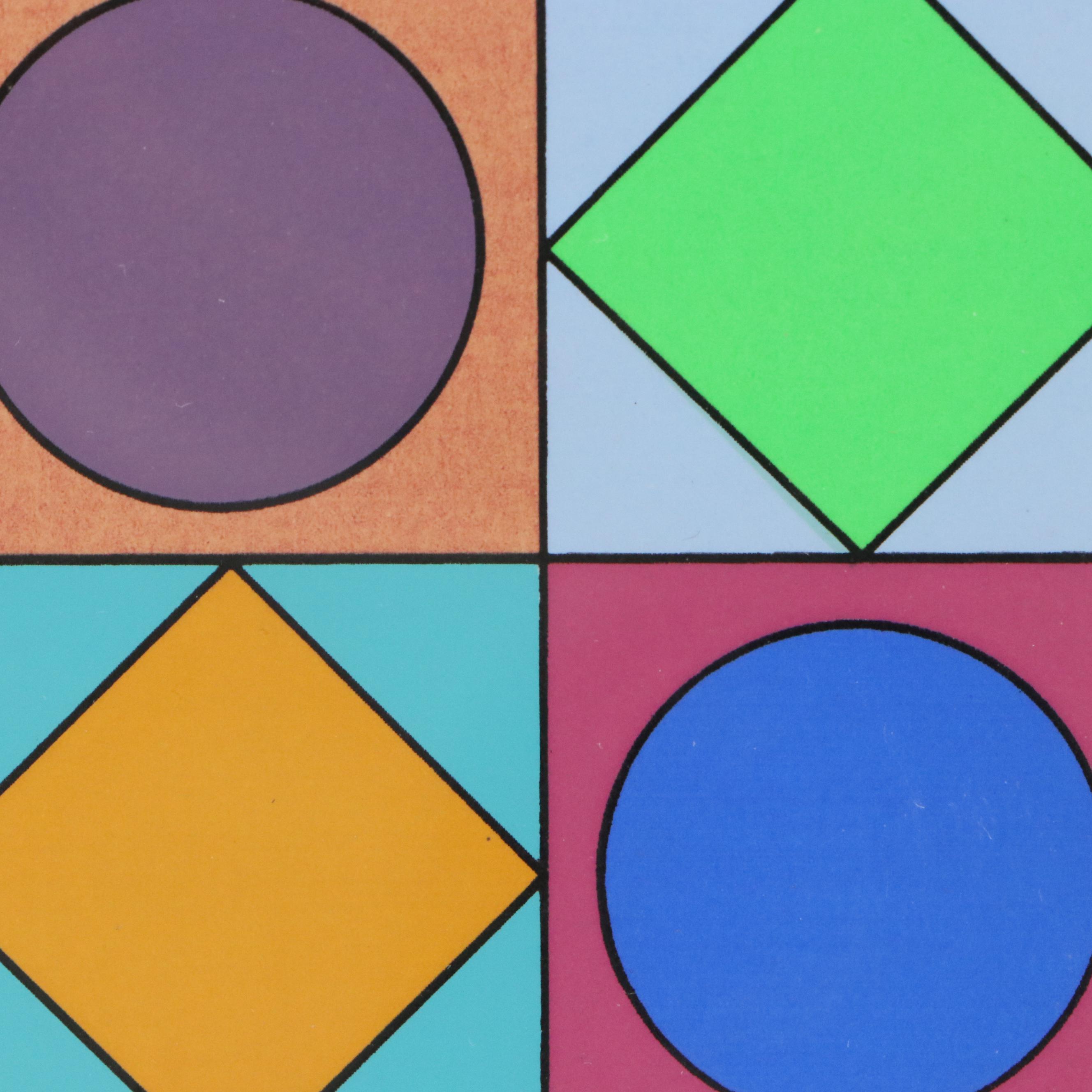 Victor Vasarely Op Art Serigraph "Sonora Do," Circa 1976