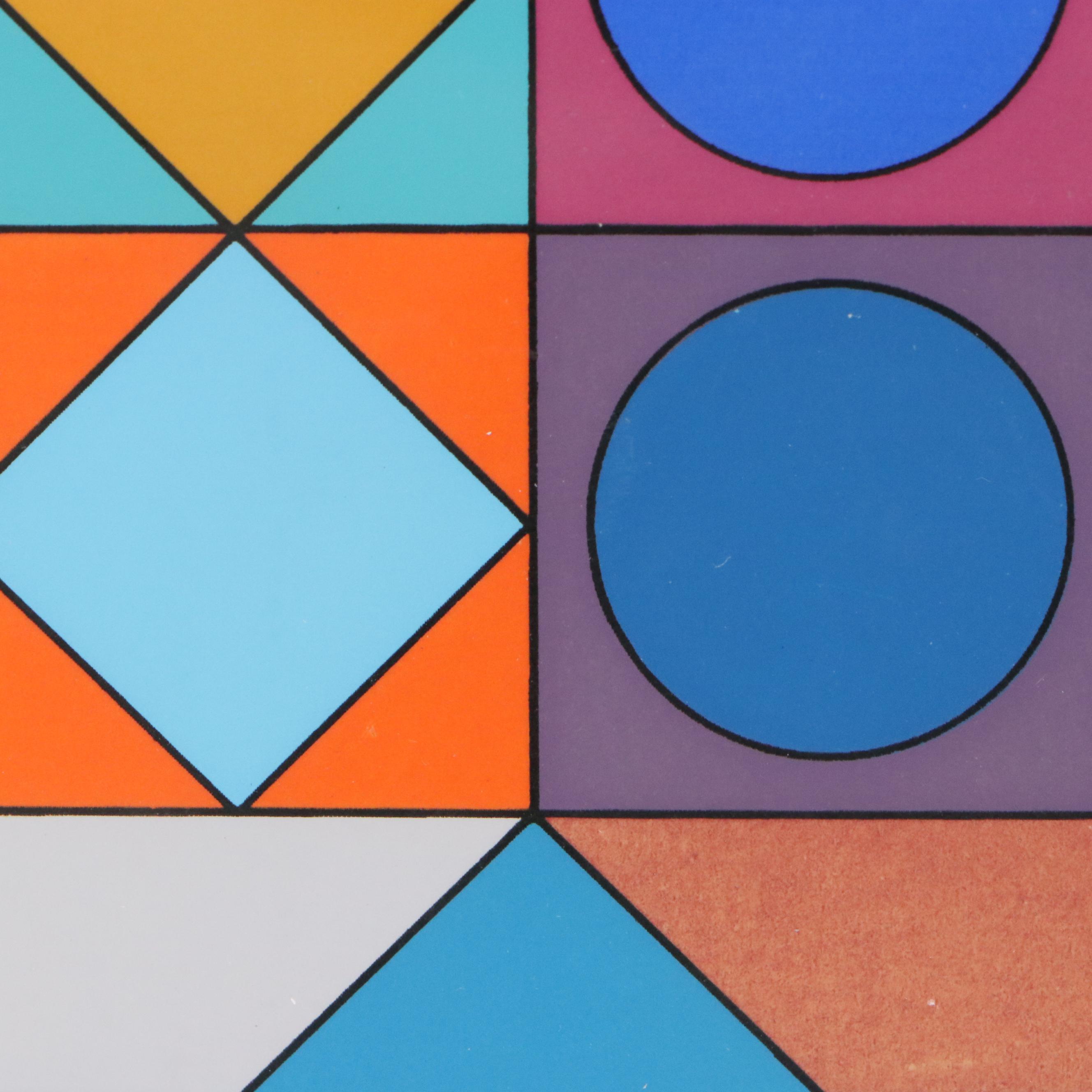 Victor Vasarely Op Art Serigraph "Sonora Do," Circa 1976