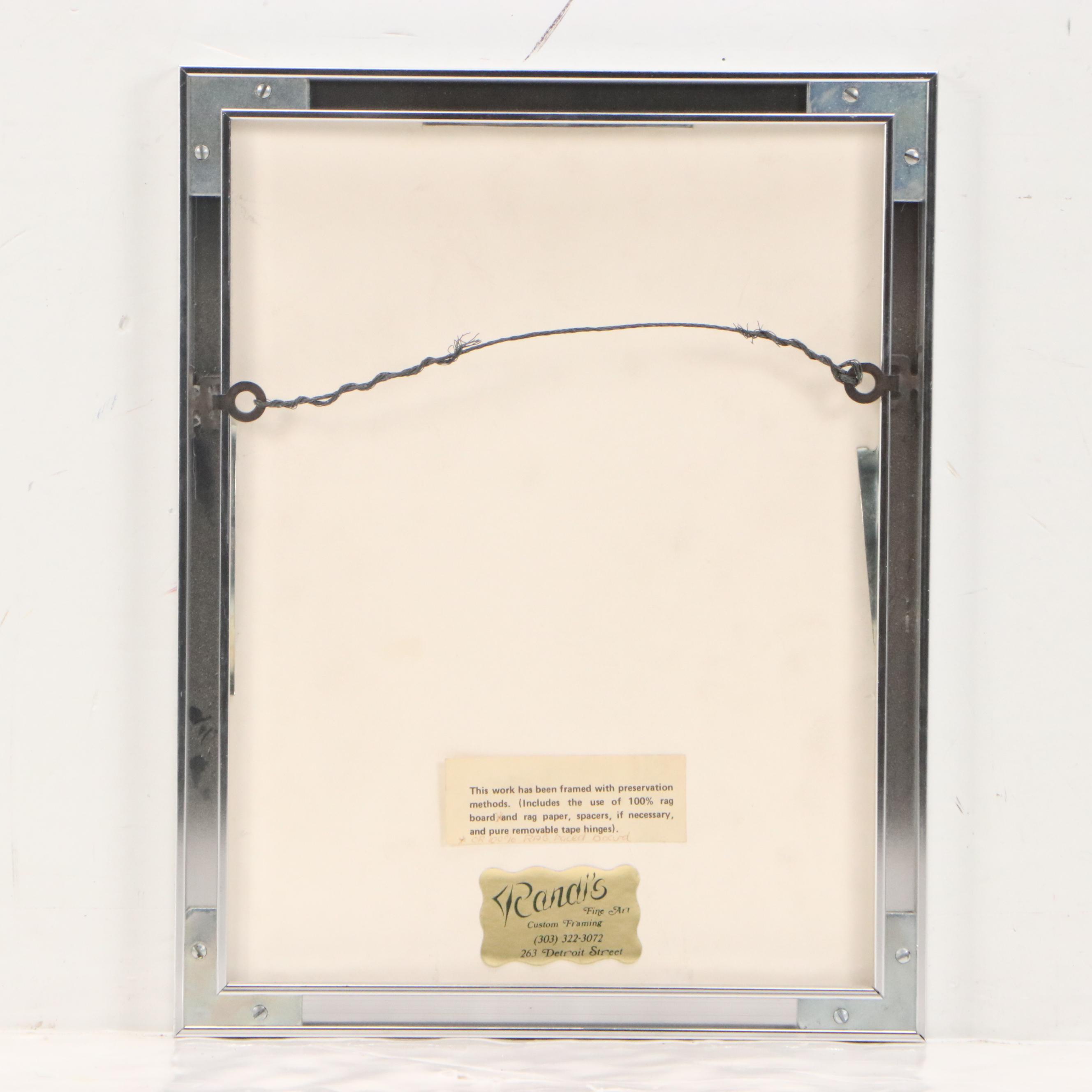 Victor Vasarely Op Art Serigraph "Sonora Do," Circa 1976