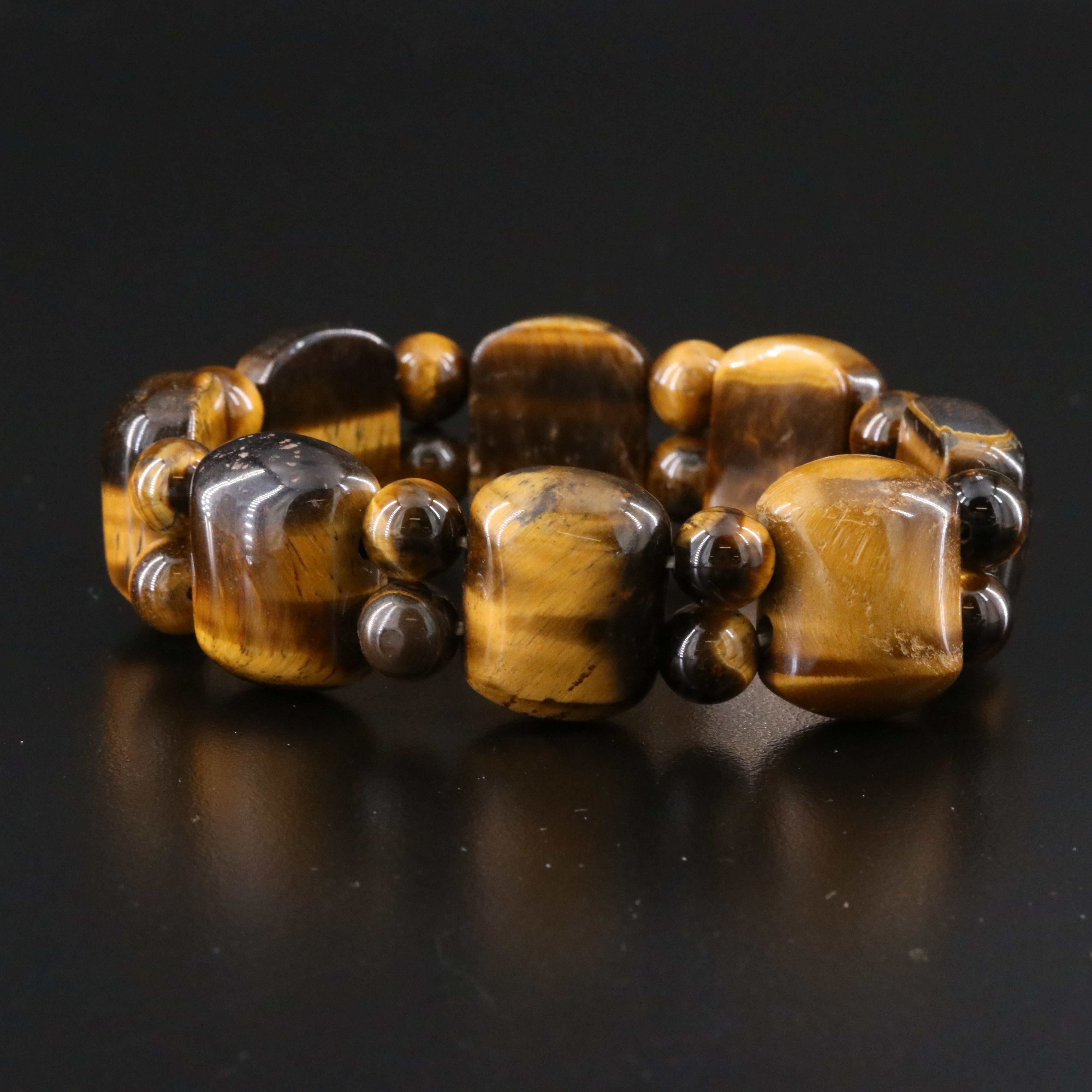 Amy Kahn Russell Gemstone Cat Converter Brooch, Fringe Necklace and Bracelet